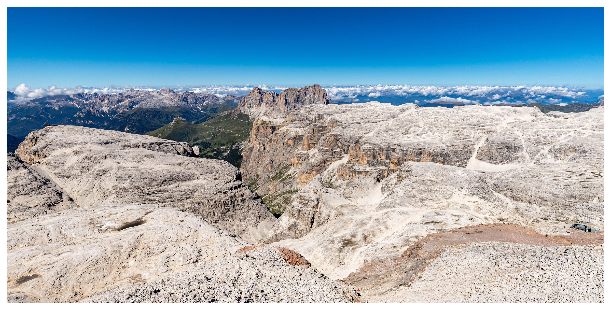 Da Capanna Piz Fassa MT. 3152.
