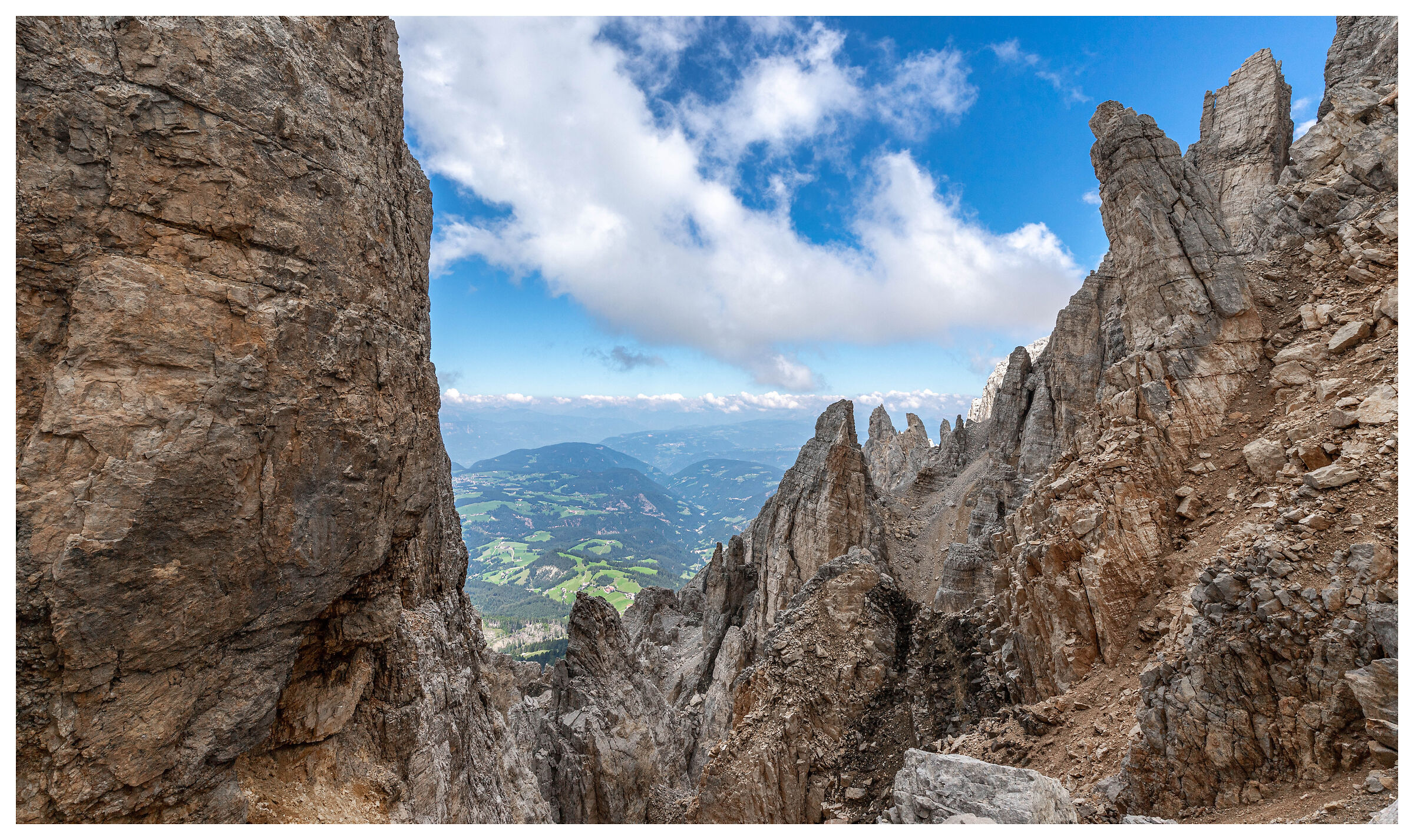 Sul Gruppo Del Latemar Mt.2700