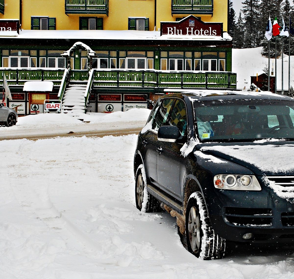 Touareg sulla neve