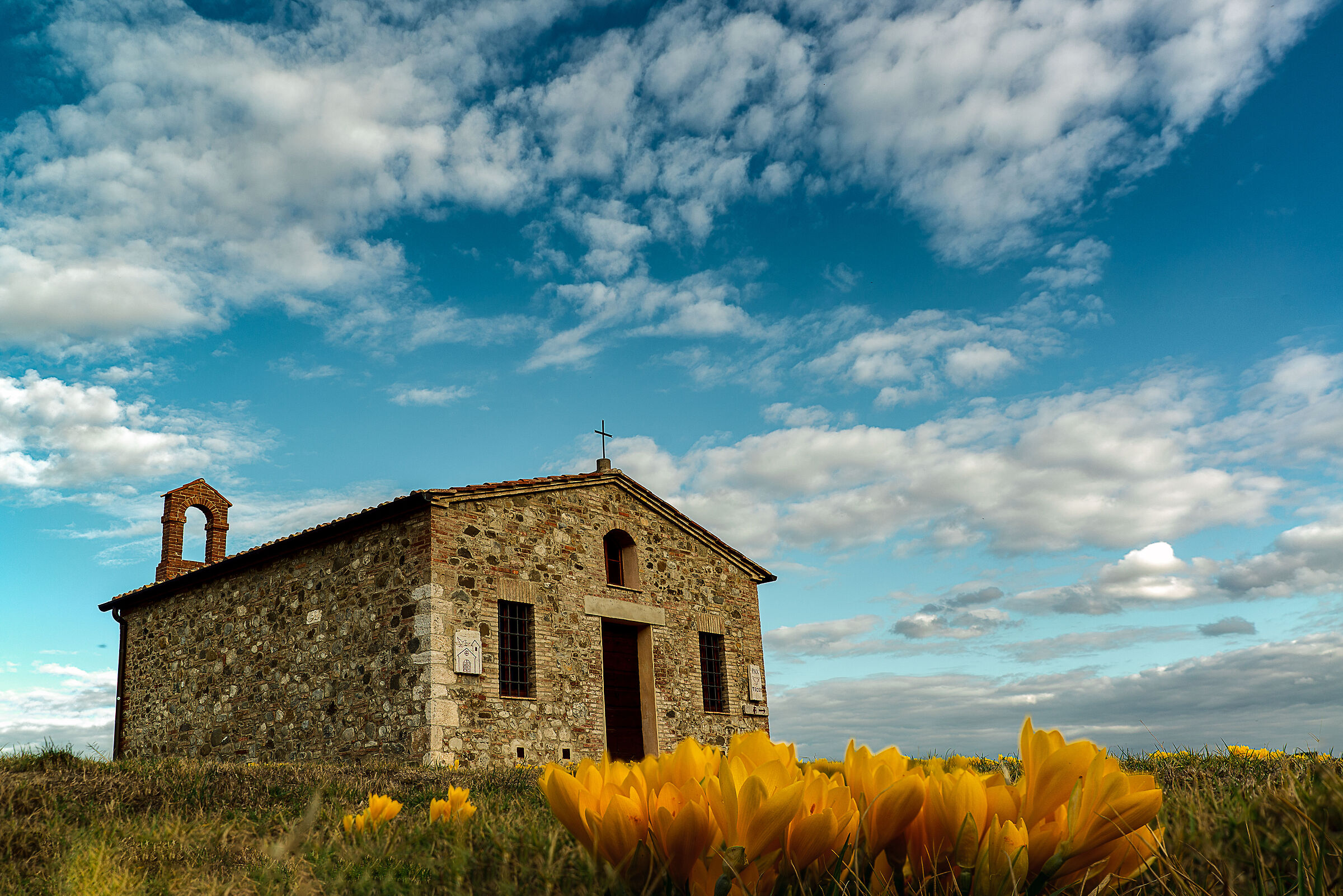 val d'orcia sulla via francigena