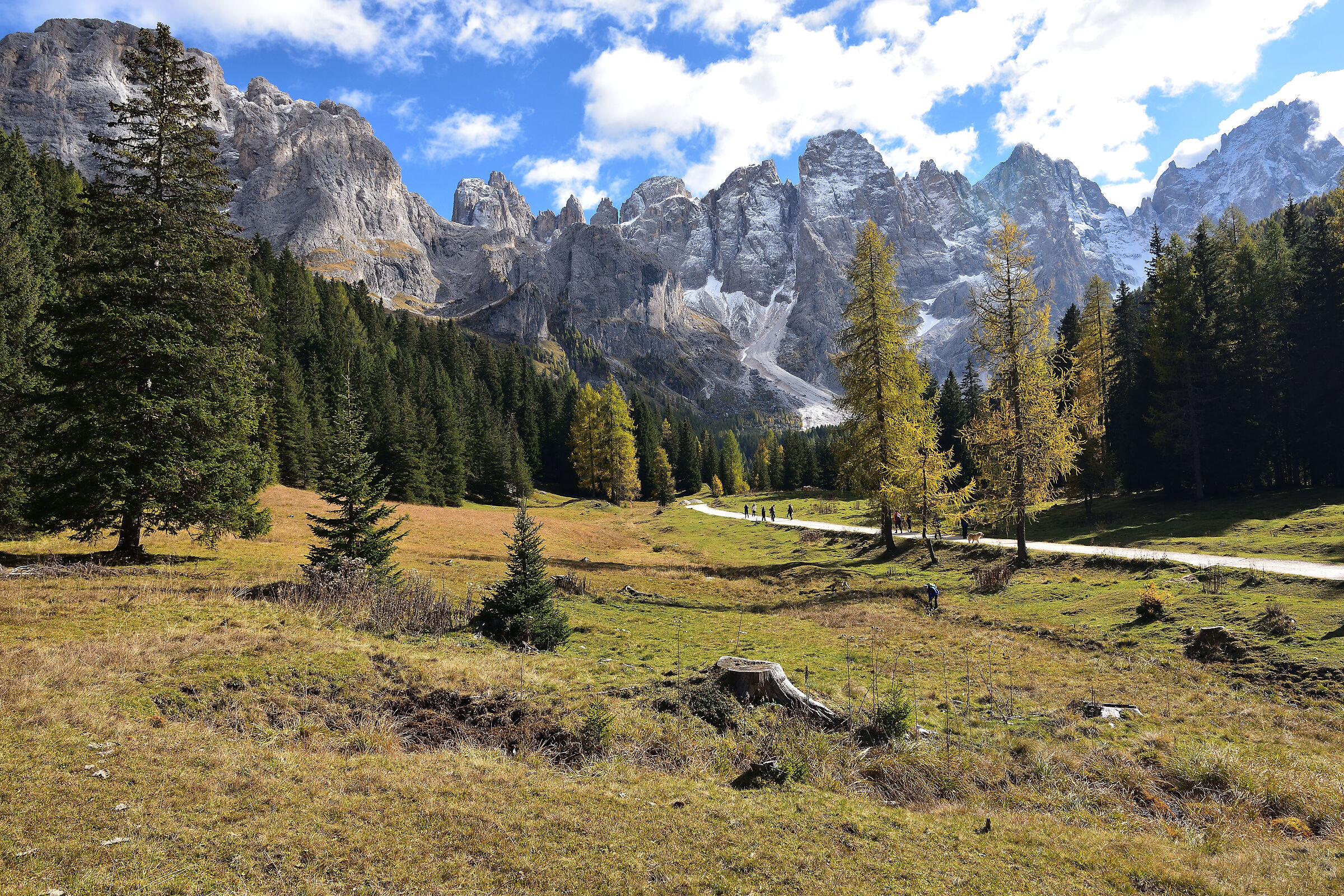 La Val Venegia e le Pale: inizio d'autunno