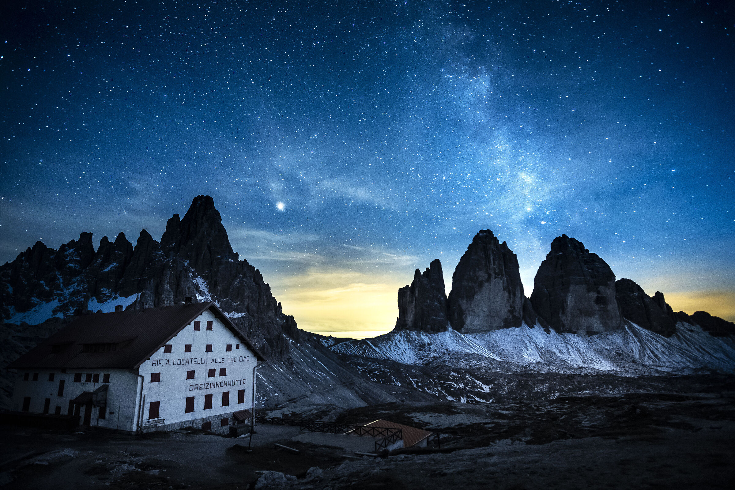 Tre Cime di Lavaredo, Milky Way