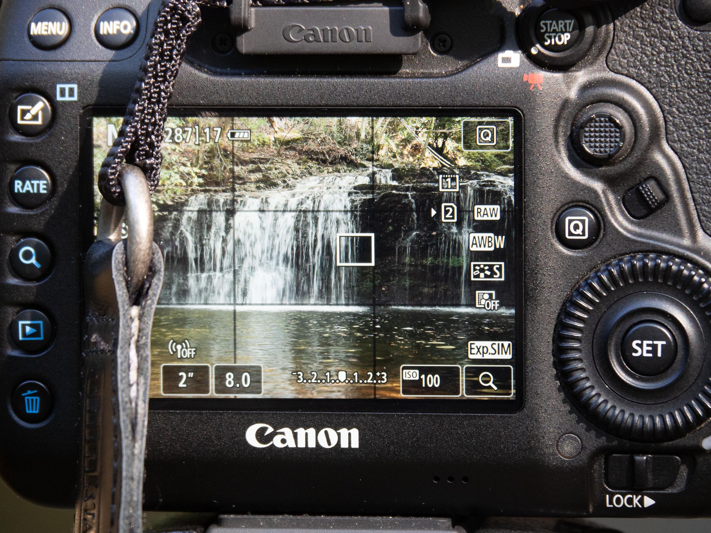 la cascata nel Grand Canon