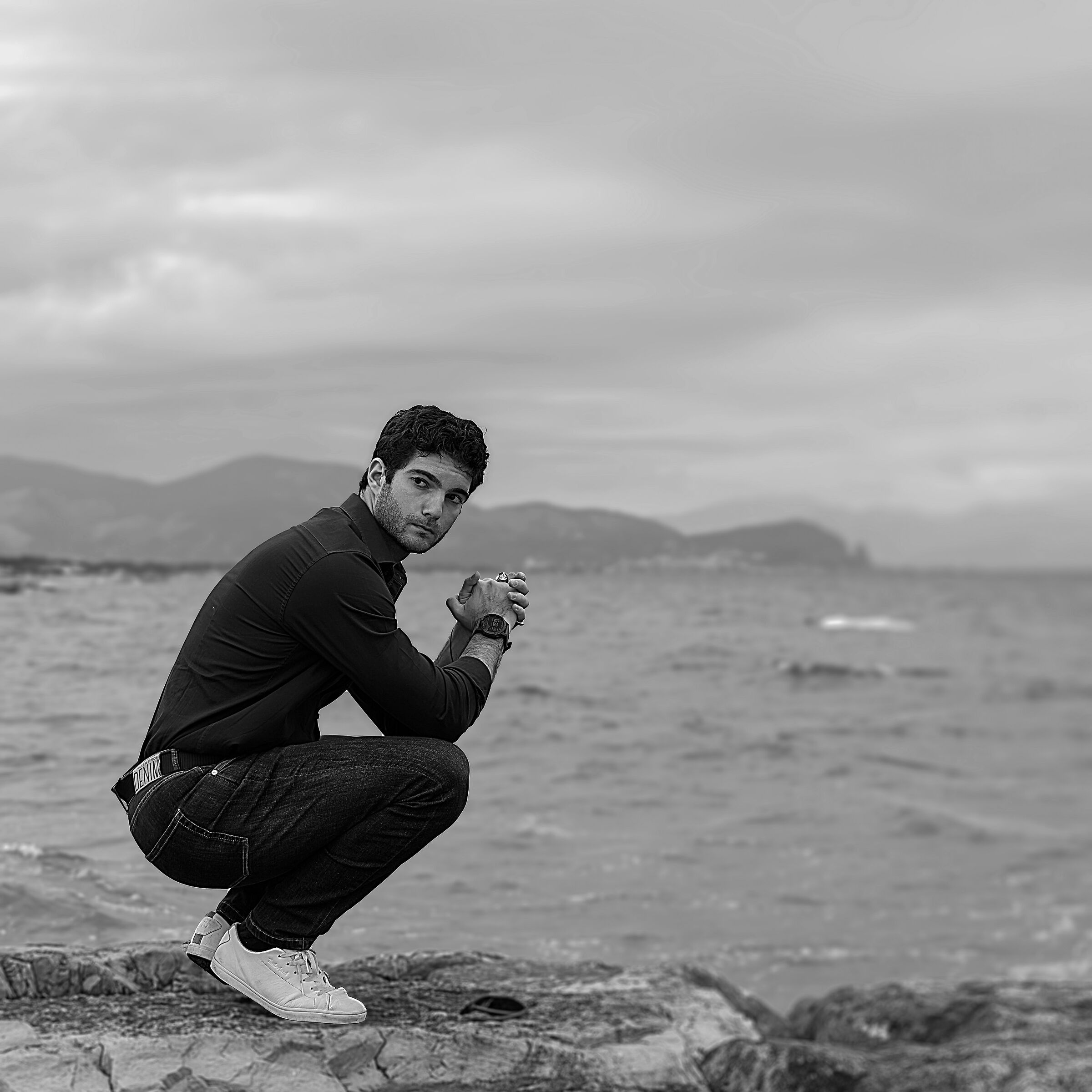 Waiting on the pier