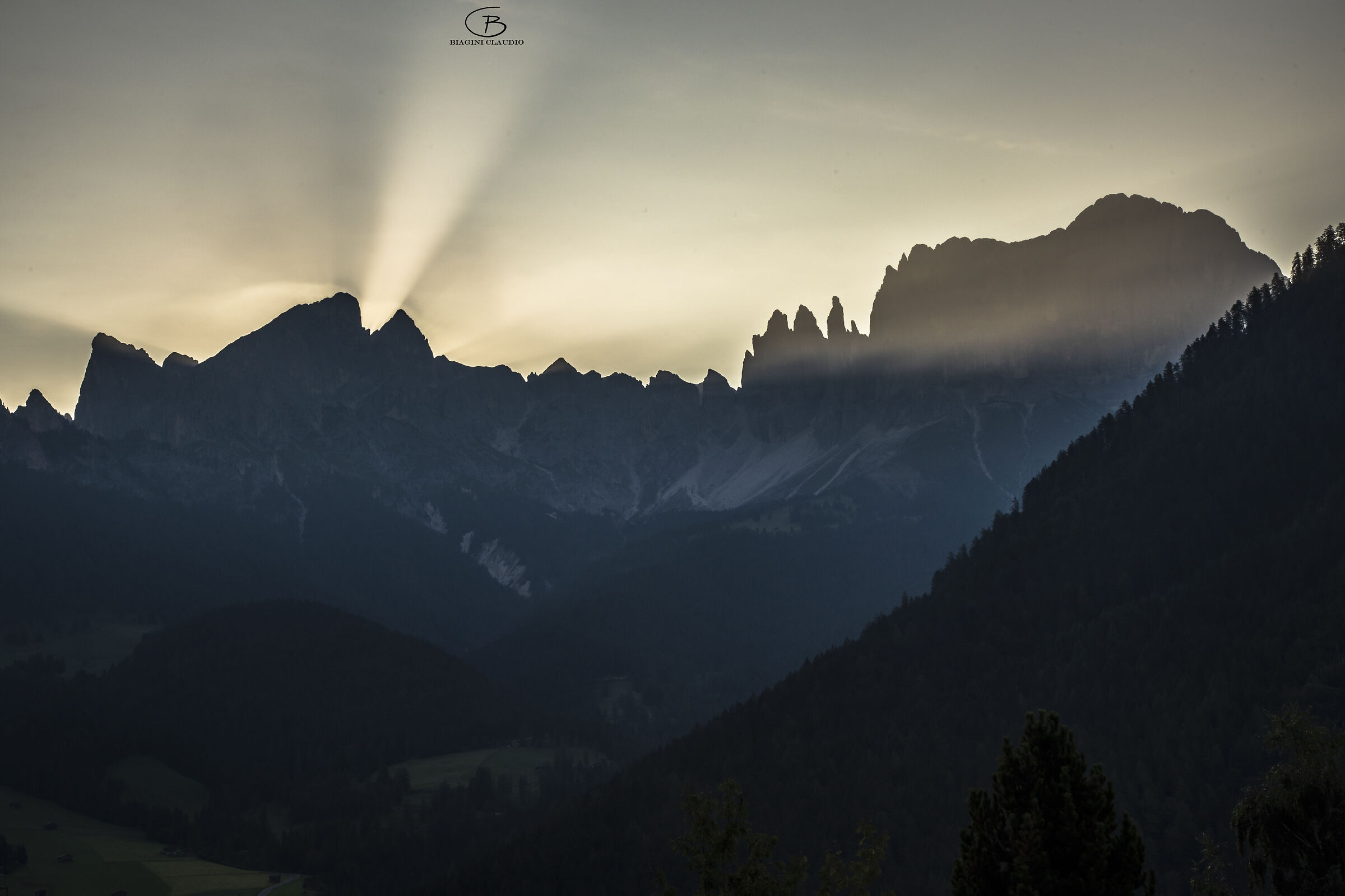 Lights on the Catinaccio