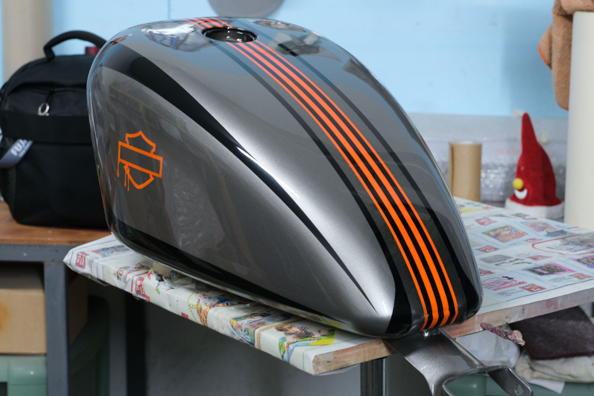 Serbatoio harley titanio2