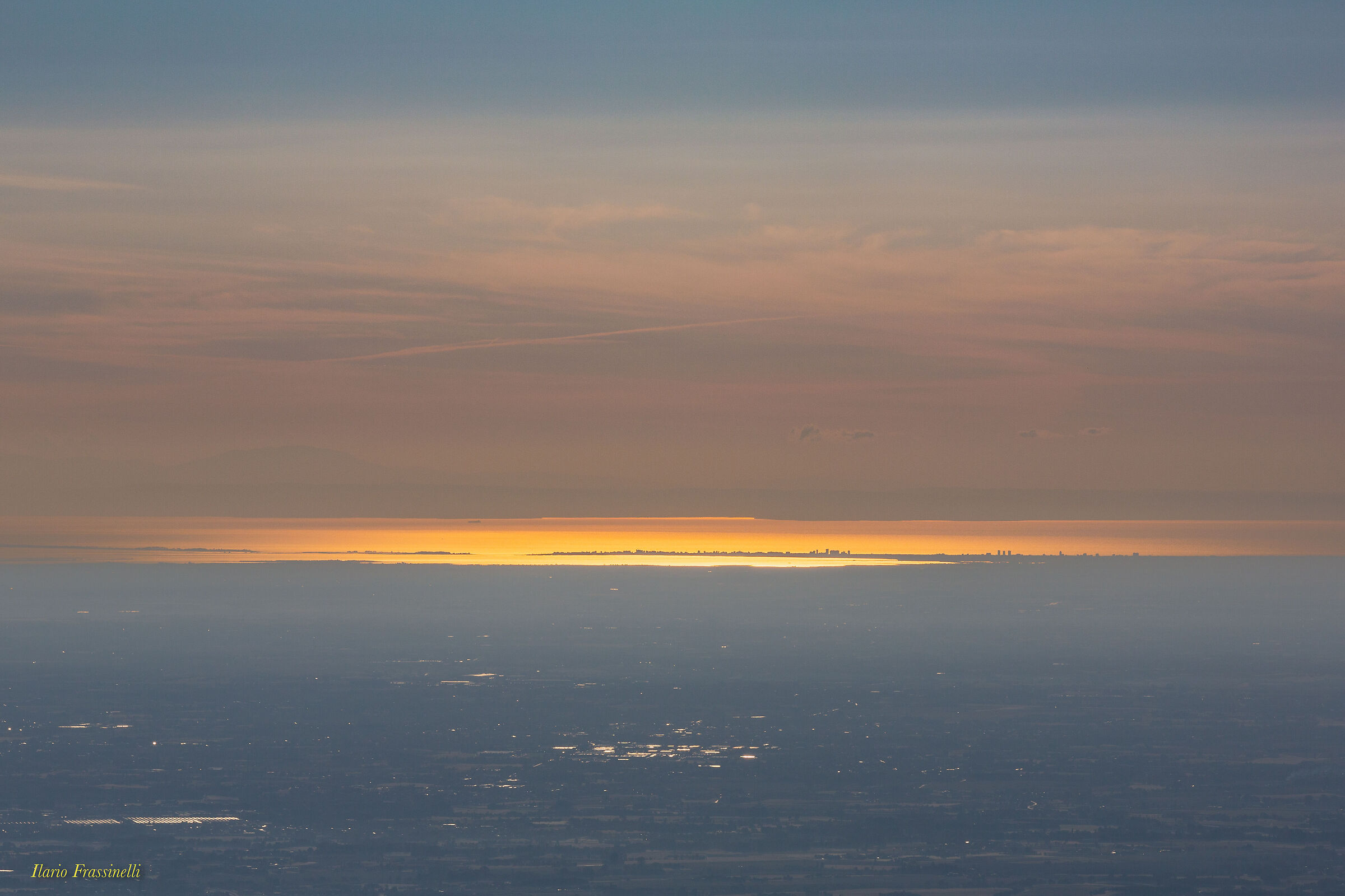 Laguna di Venezia da cima Pizzoc