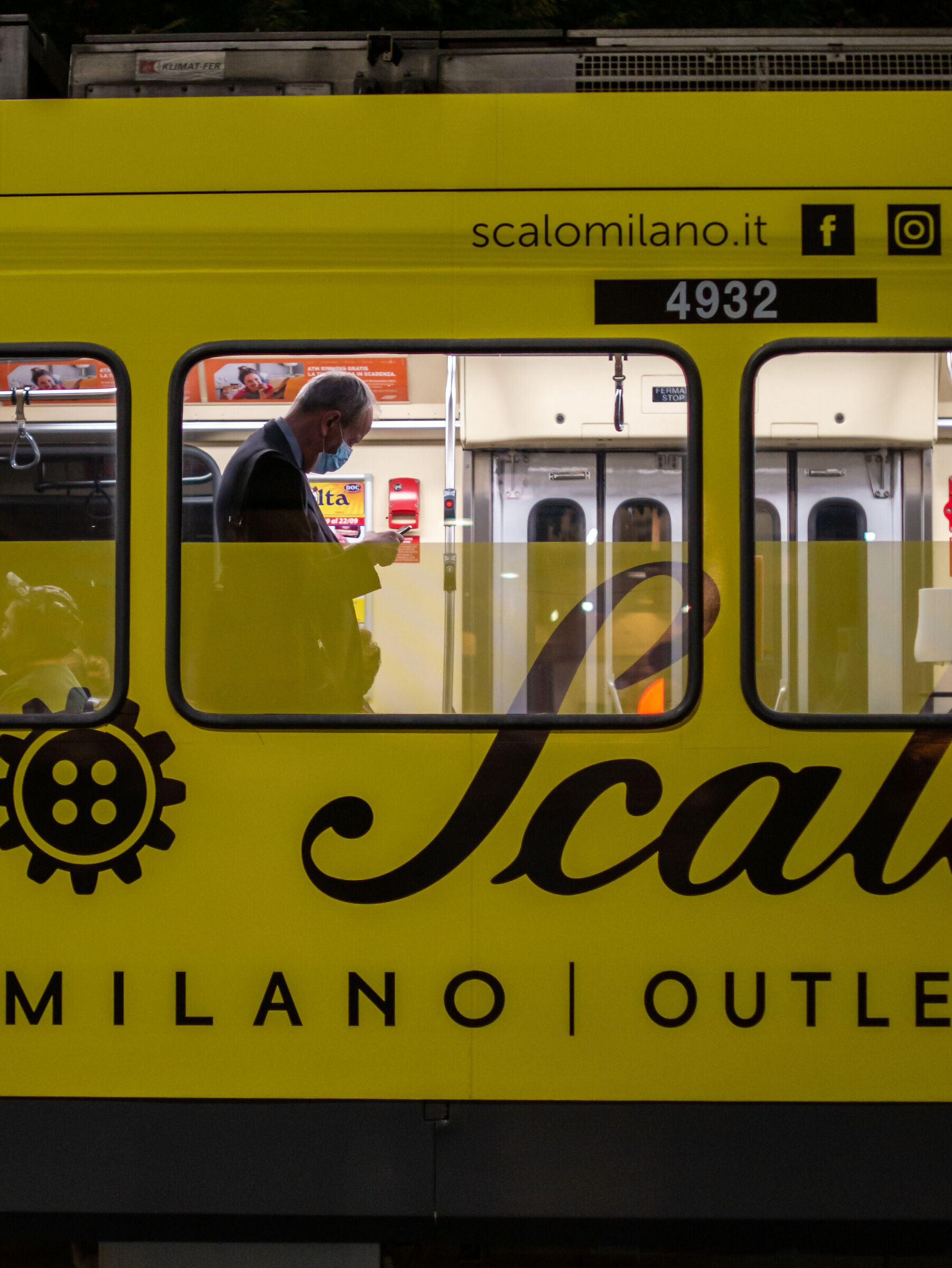 Yellow Tram - Milan