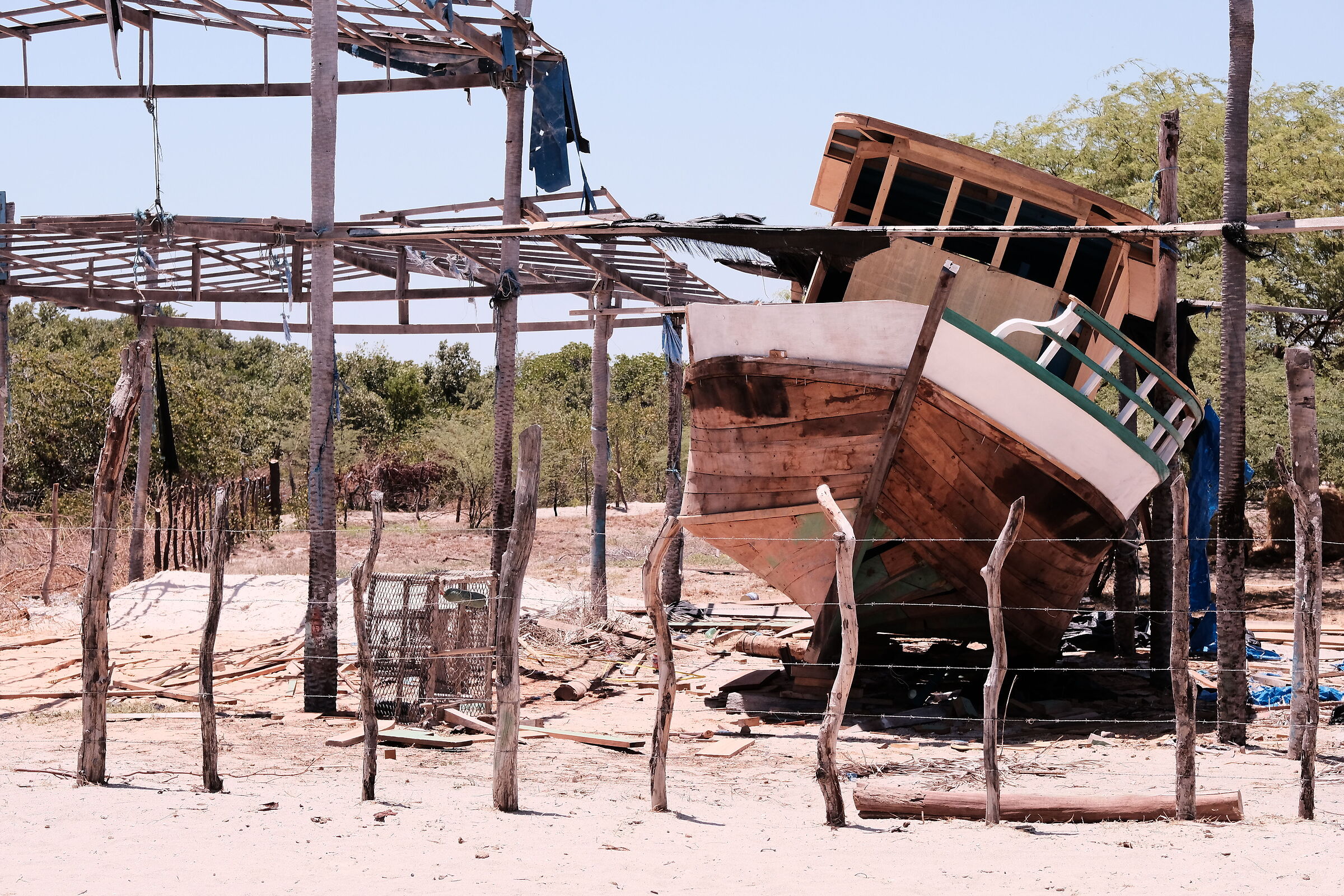 Boats in the boathouse