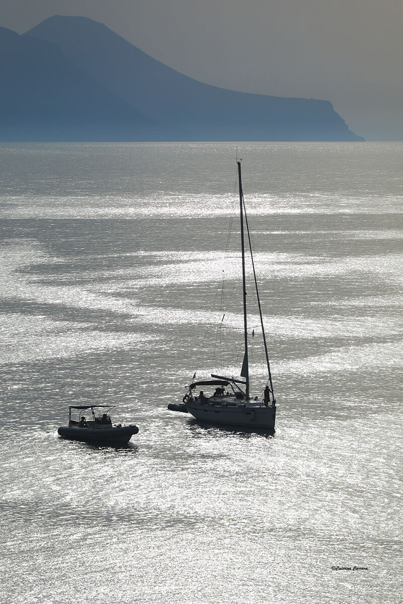 Here where the sea glitters...