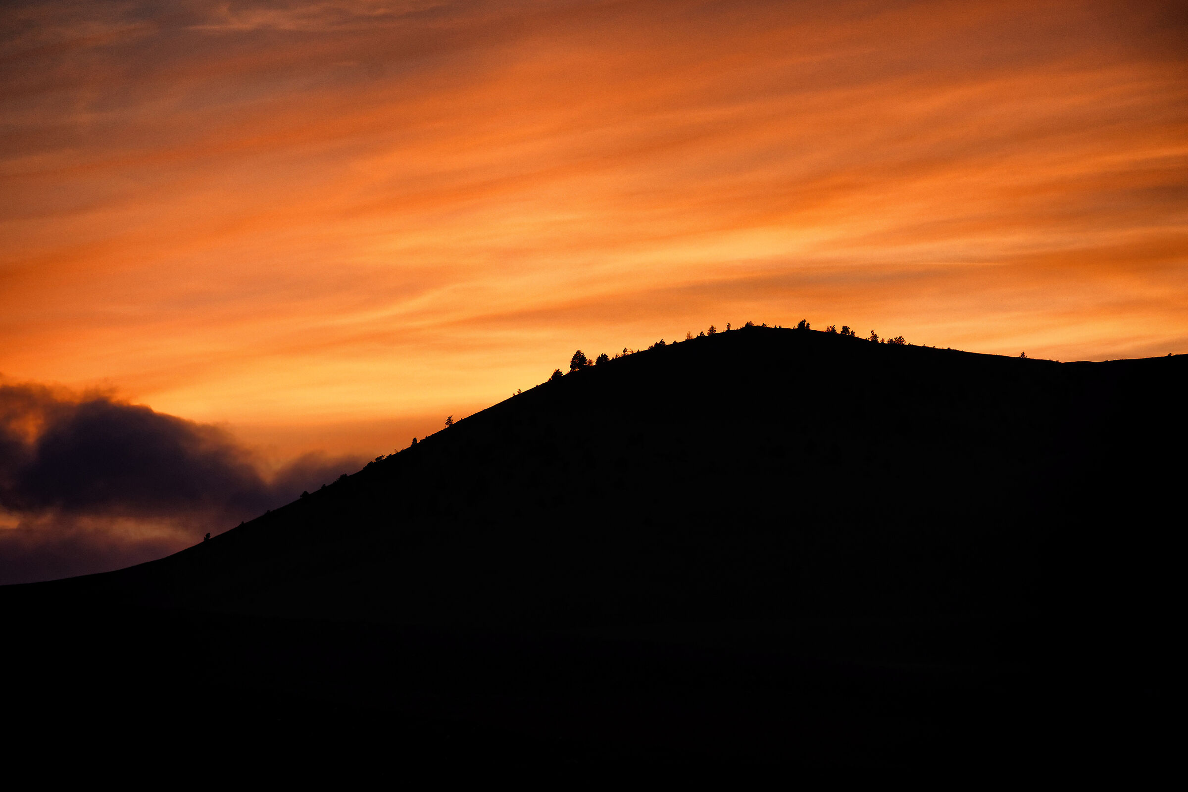 Silhouette at sunset
