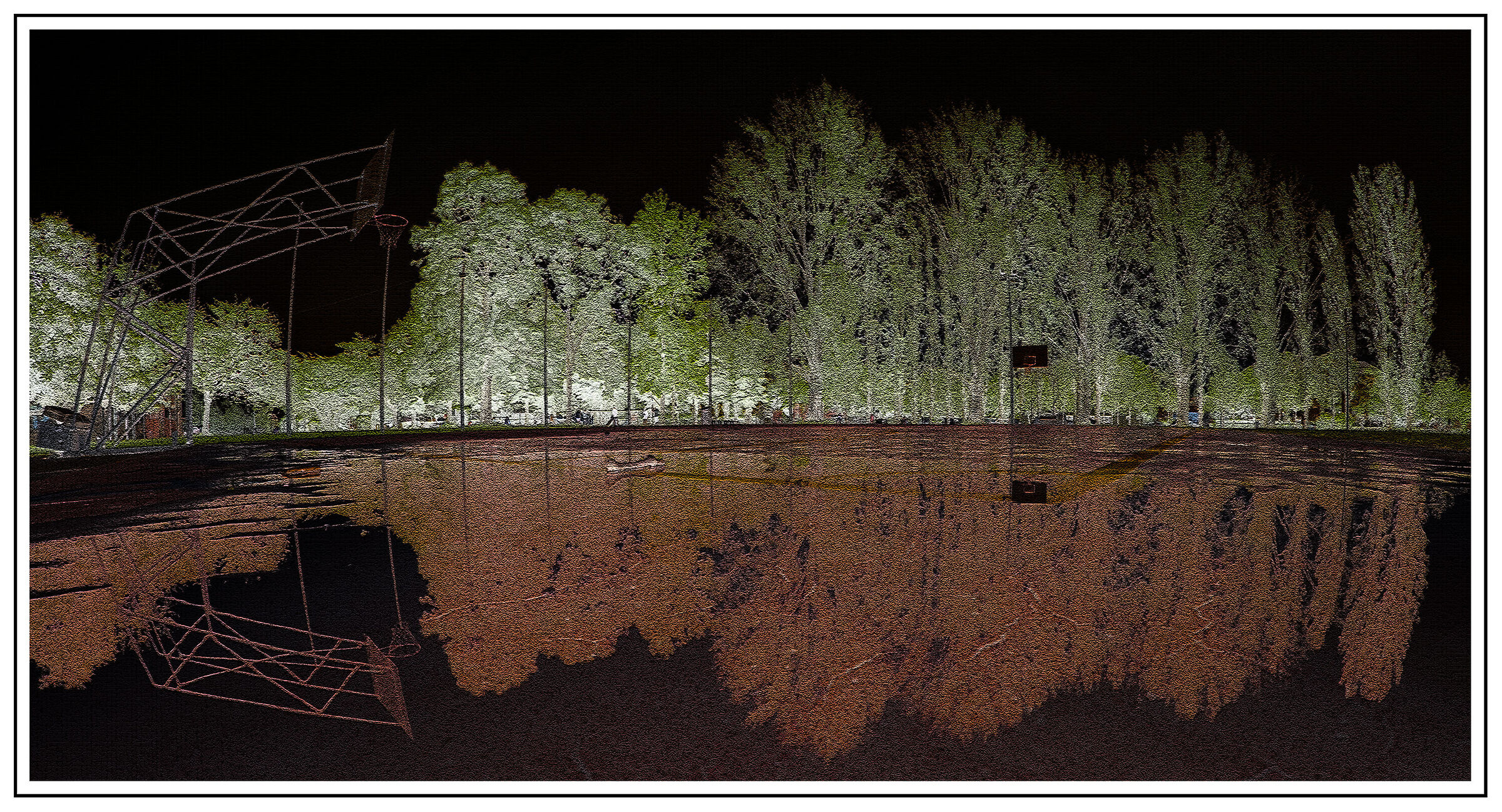 the basketball court