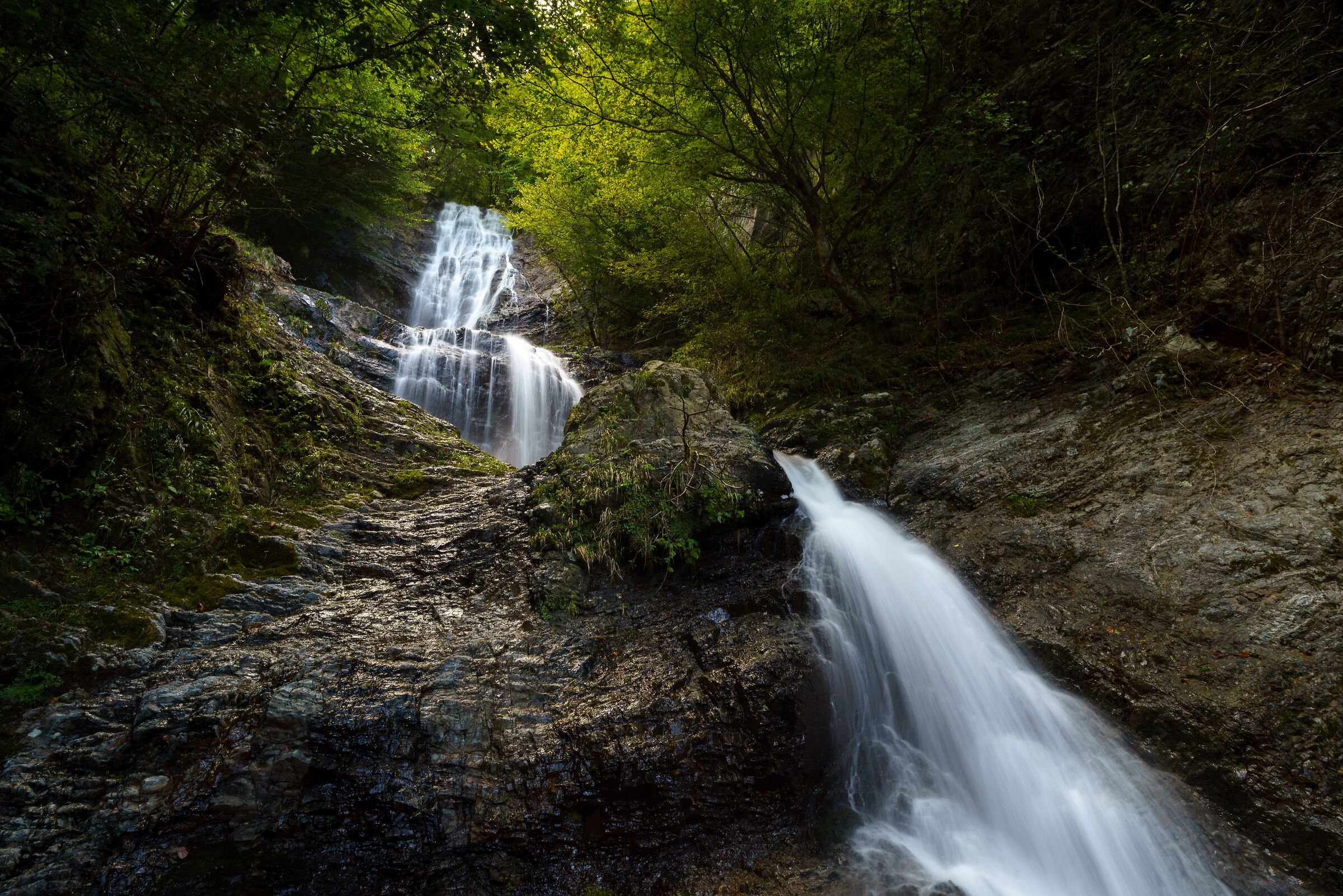 Early Autumn Waterfall