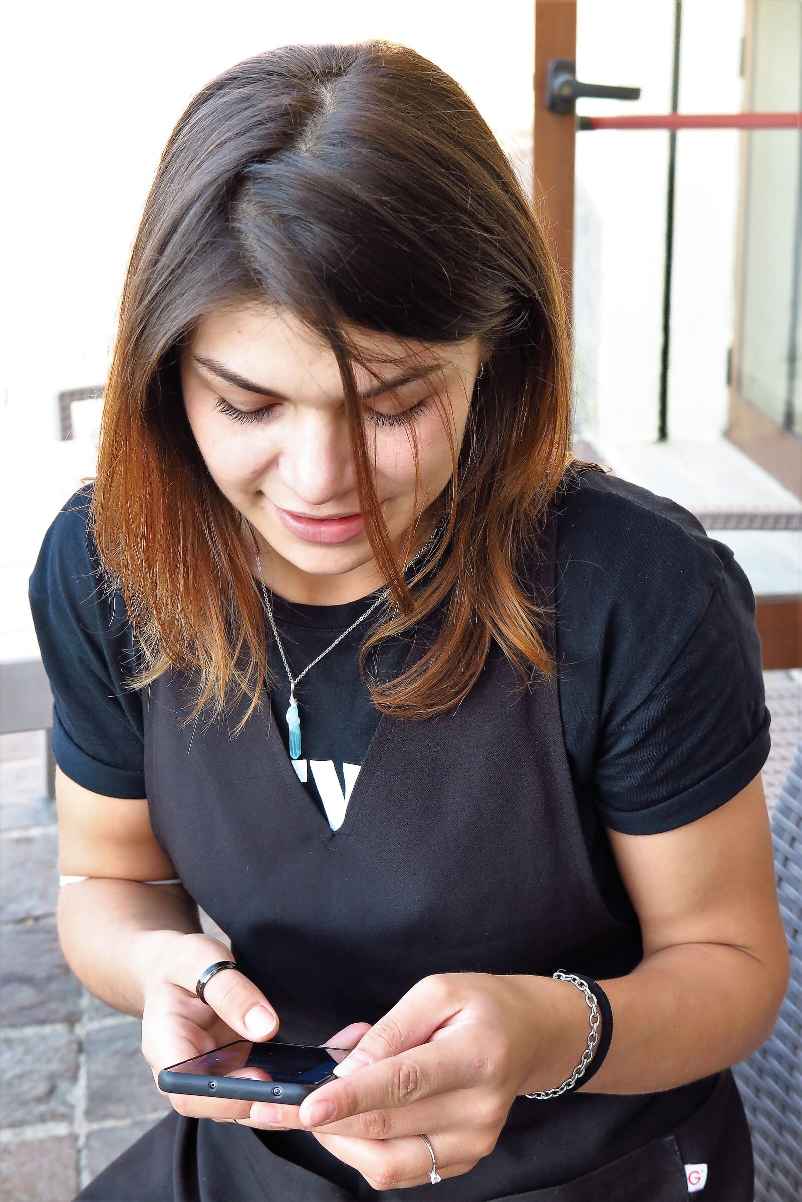 Lidia, ha lasciato il lavoro di barista.