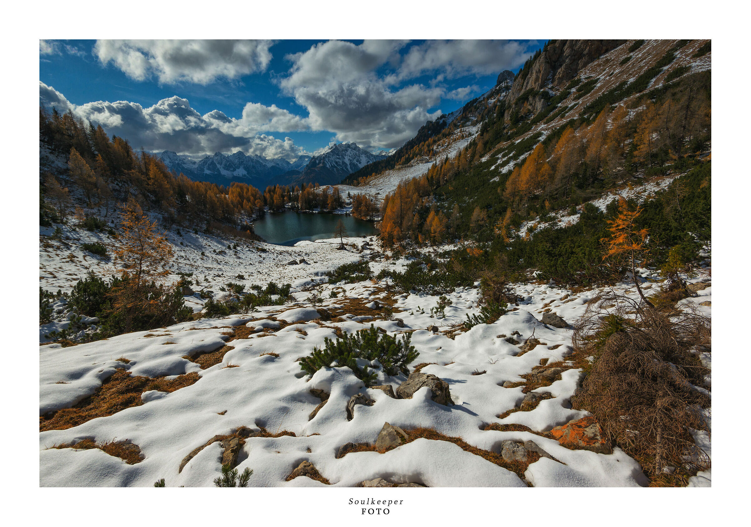 Lago Bordaglia. Alpi carniche.