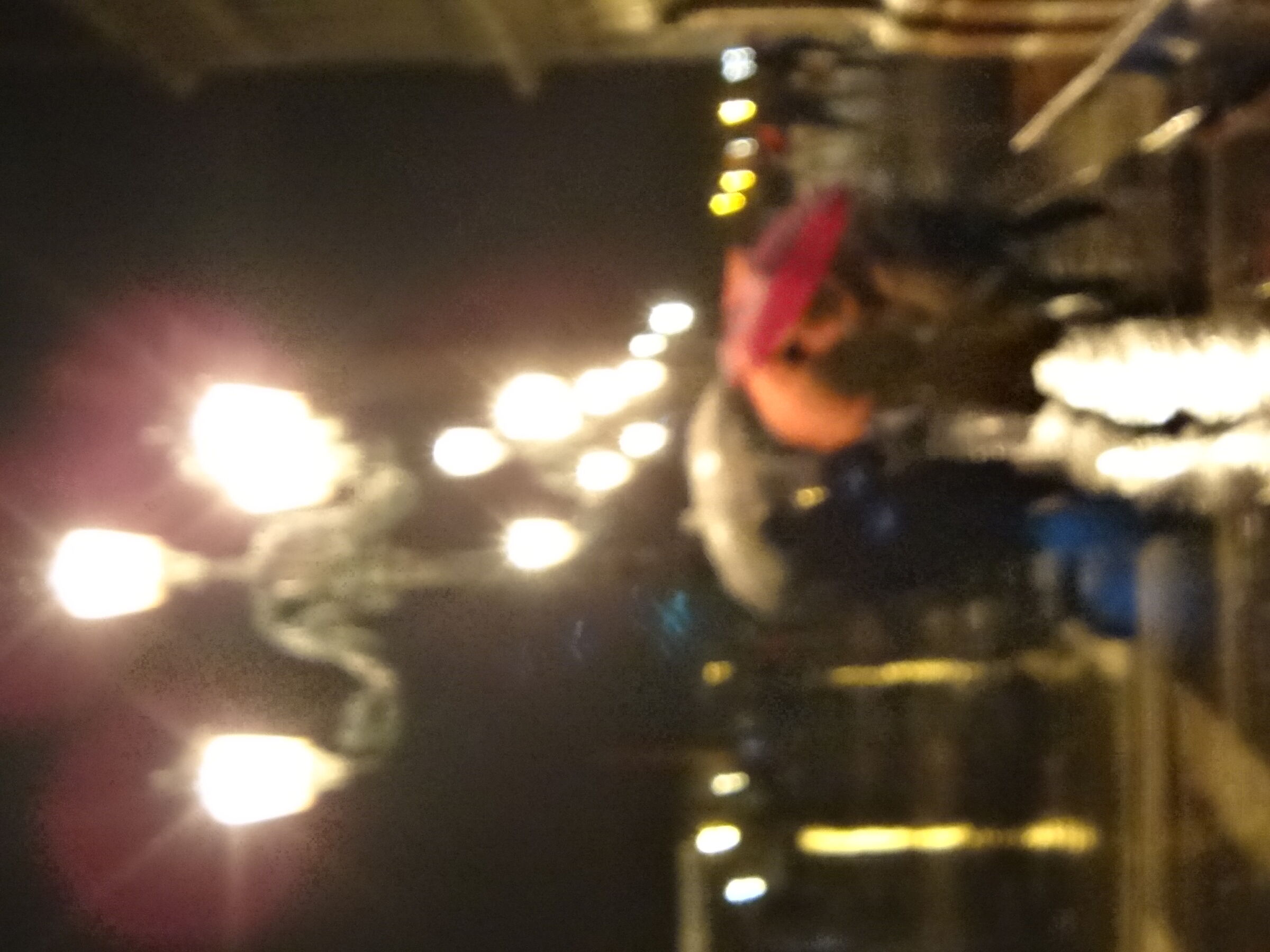 Pioggia a Venezia sulla riva degli Schiavoni