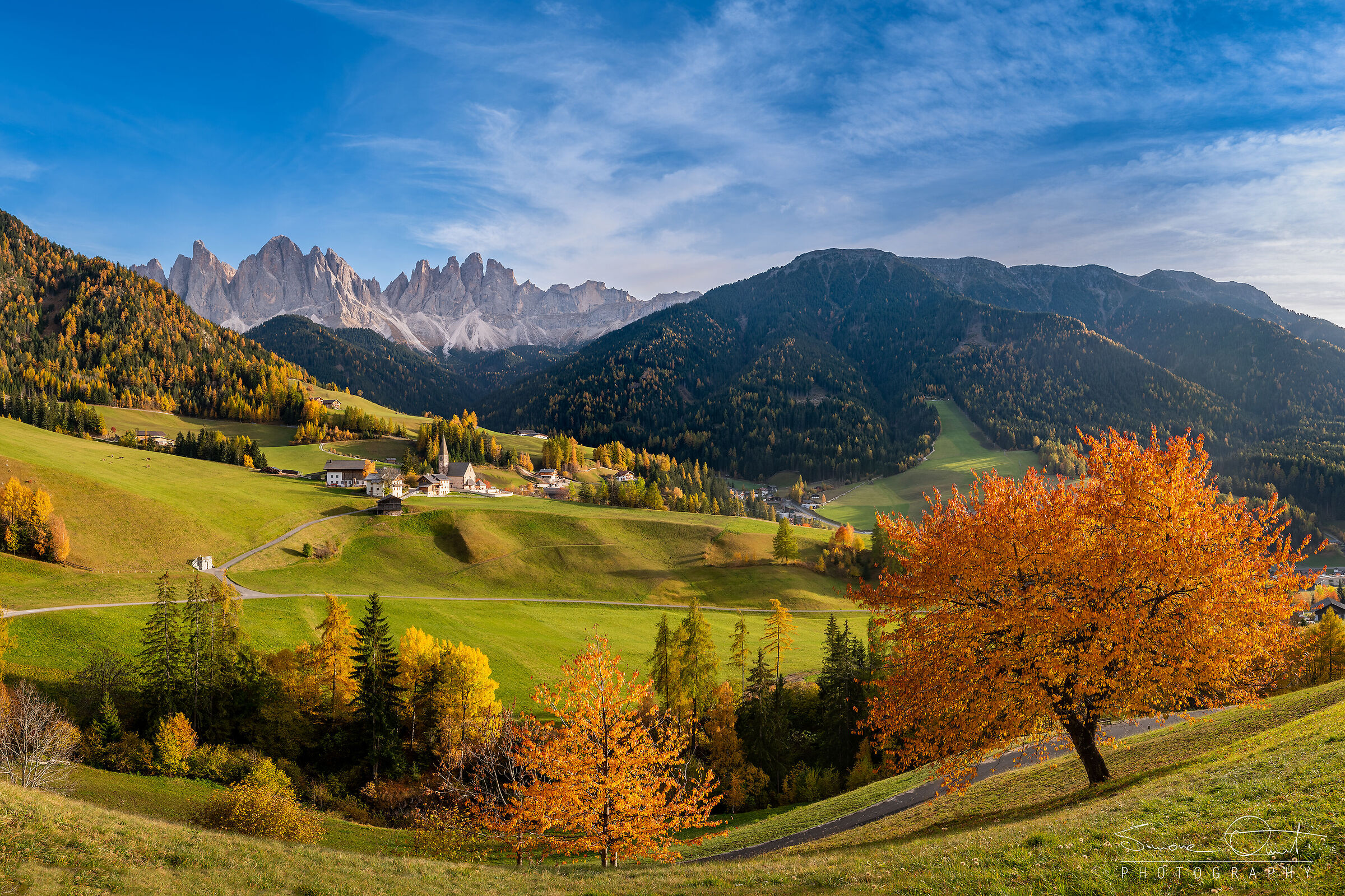 Palette of Santa Magdalena - Val di Funes
