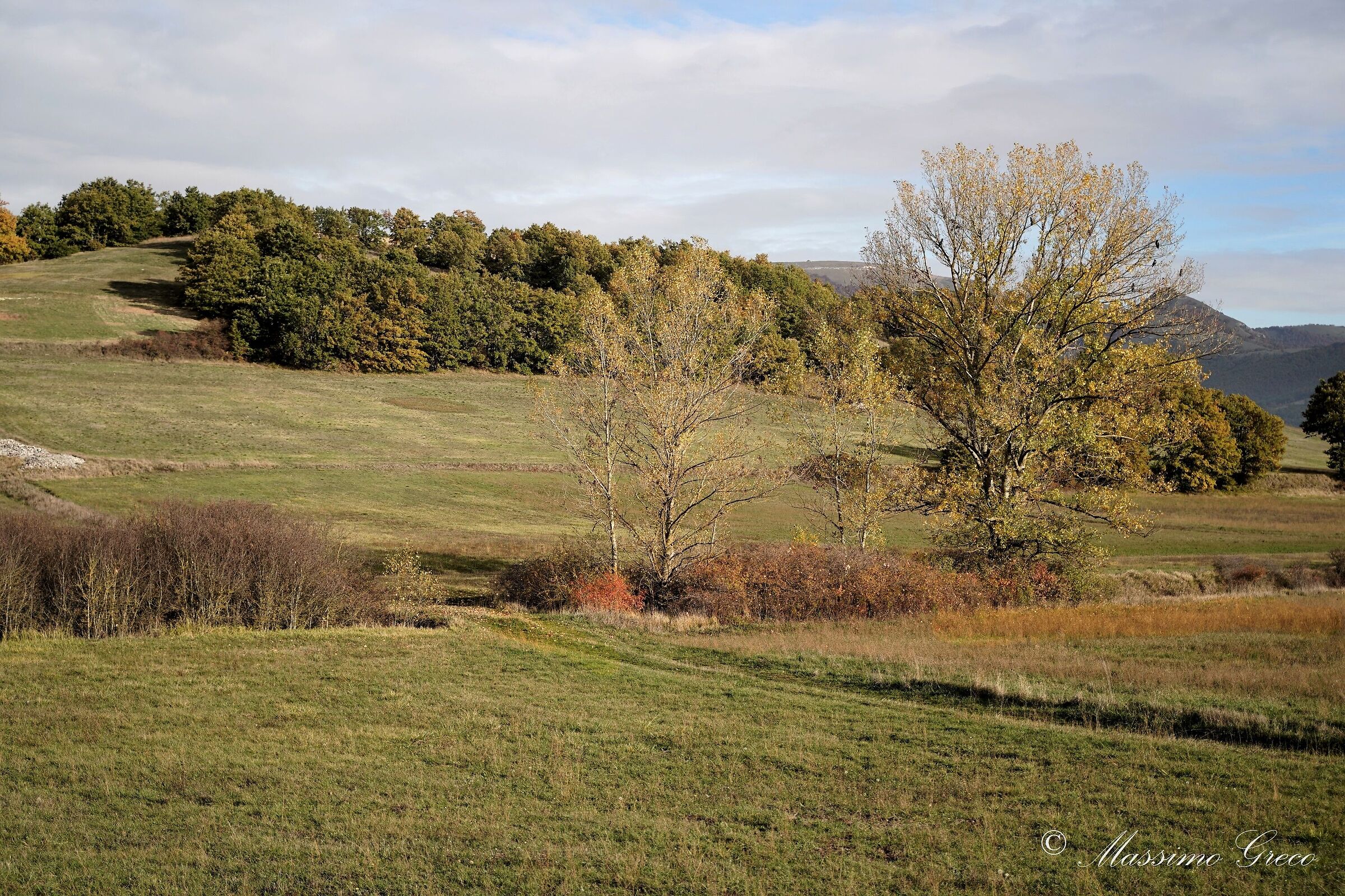 Paesaggio umbro di montagna
