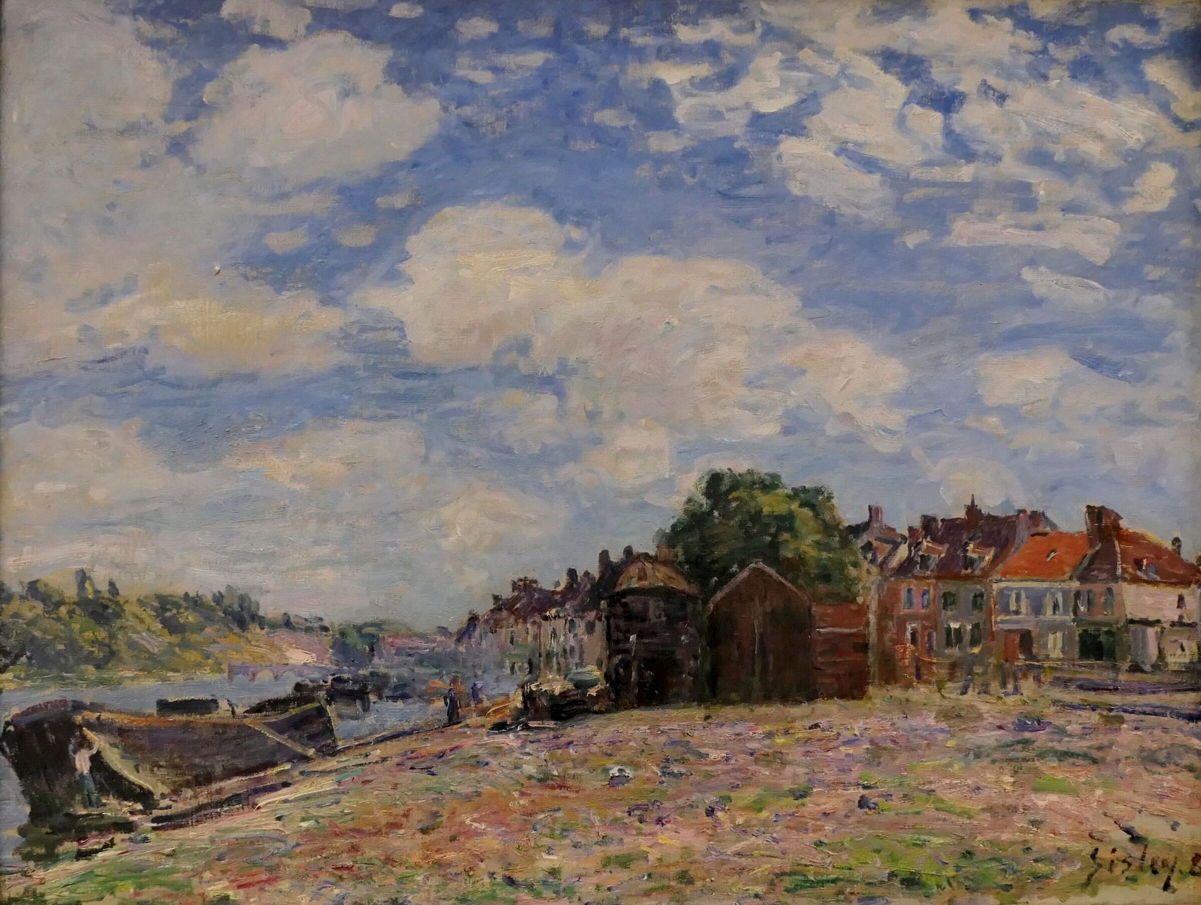 Alfred Sisley "Le Loing à Saint-Mammès"