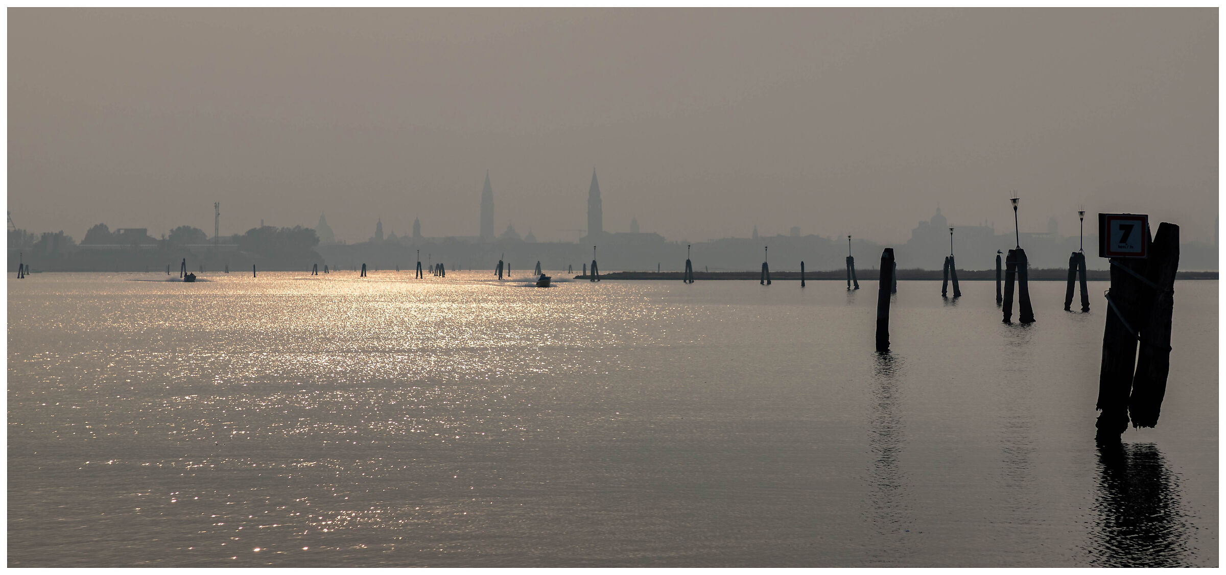 Foschia In Laguna a Venezia