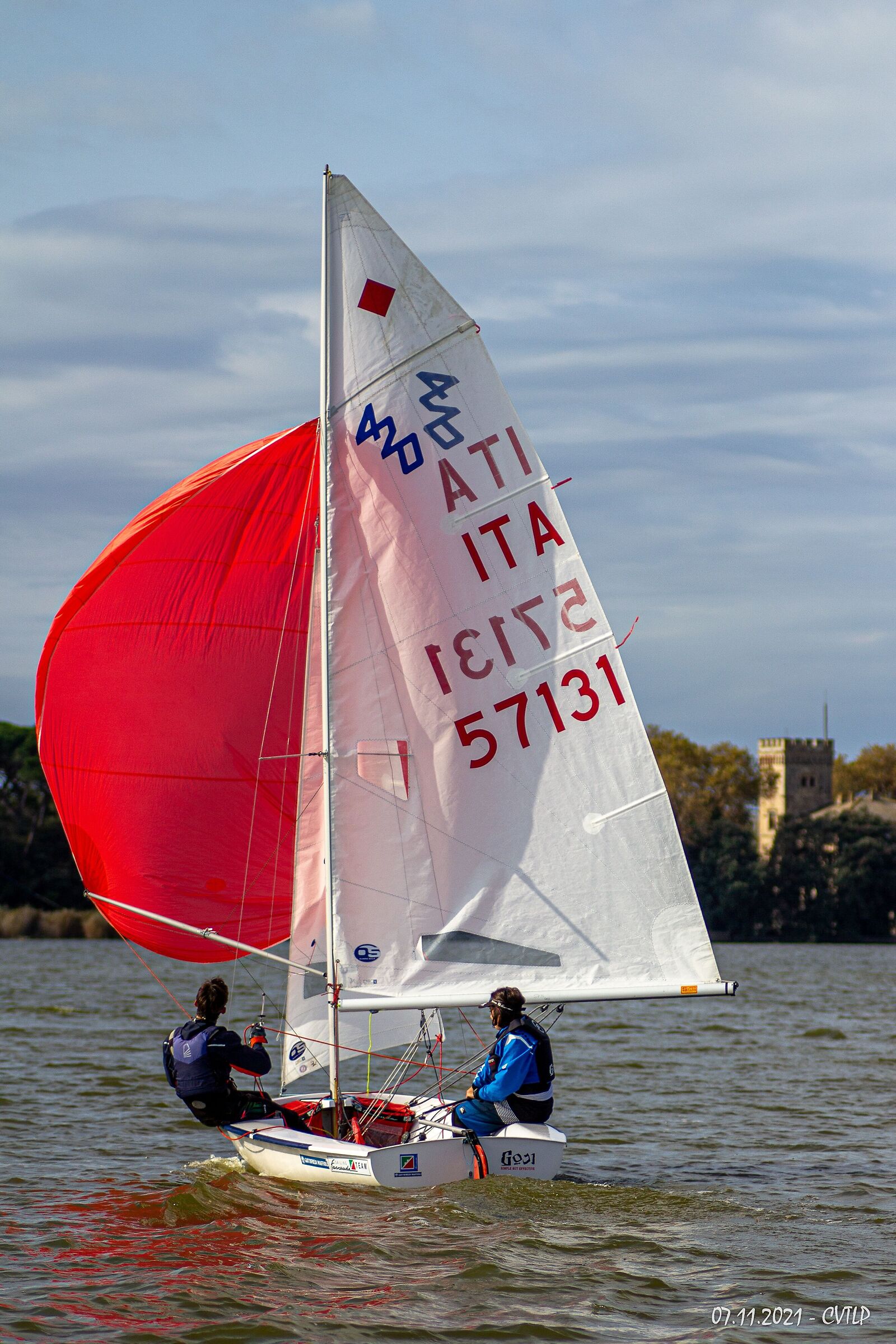 Sailing on the lake