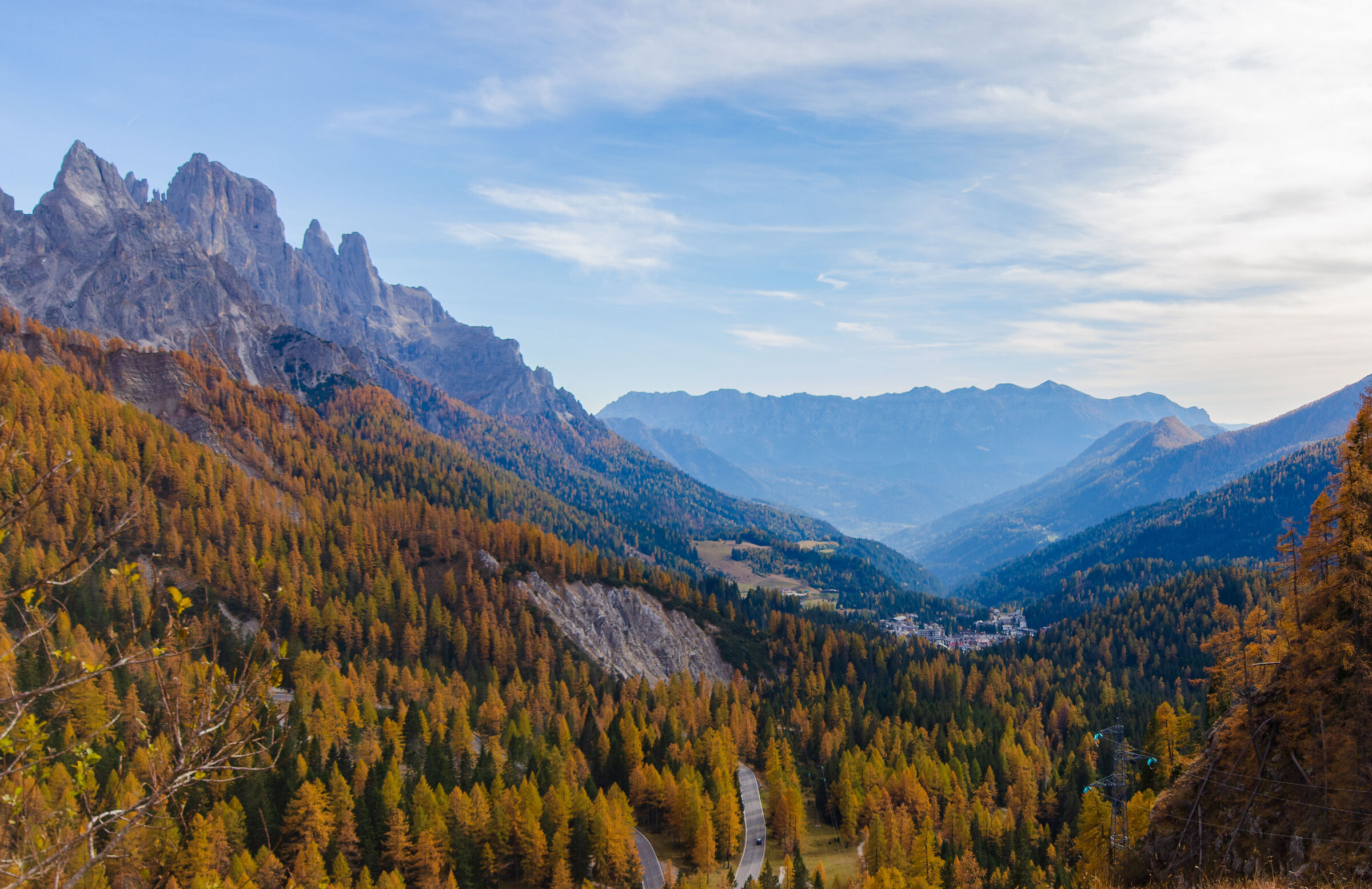 Towards San Martino di Castrozza