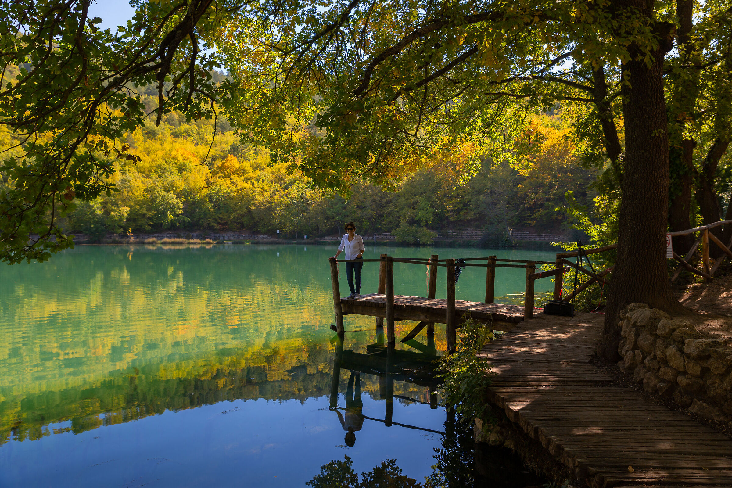 Reflecting.... Lake Sinizo