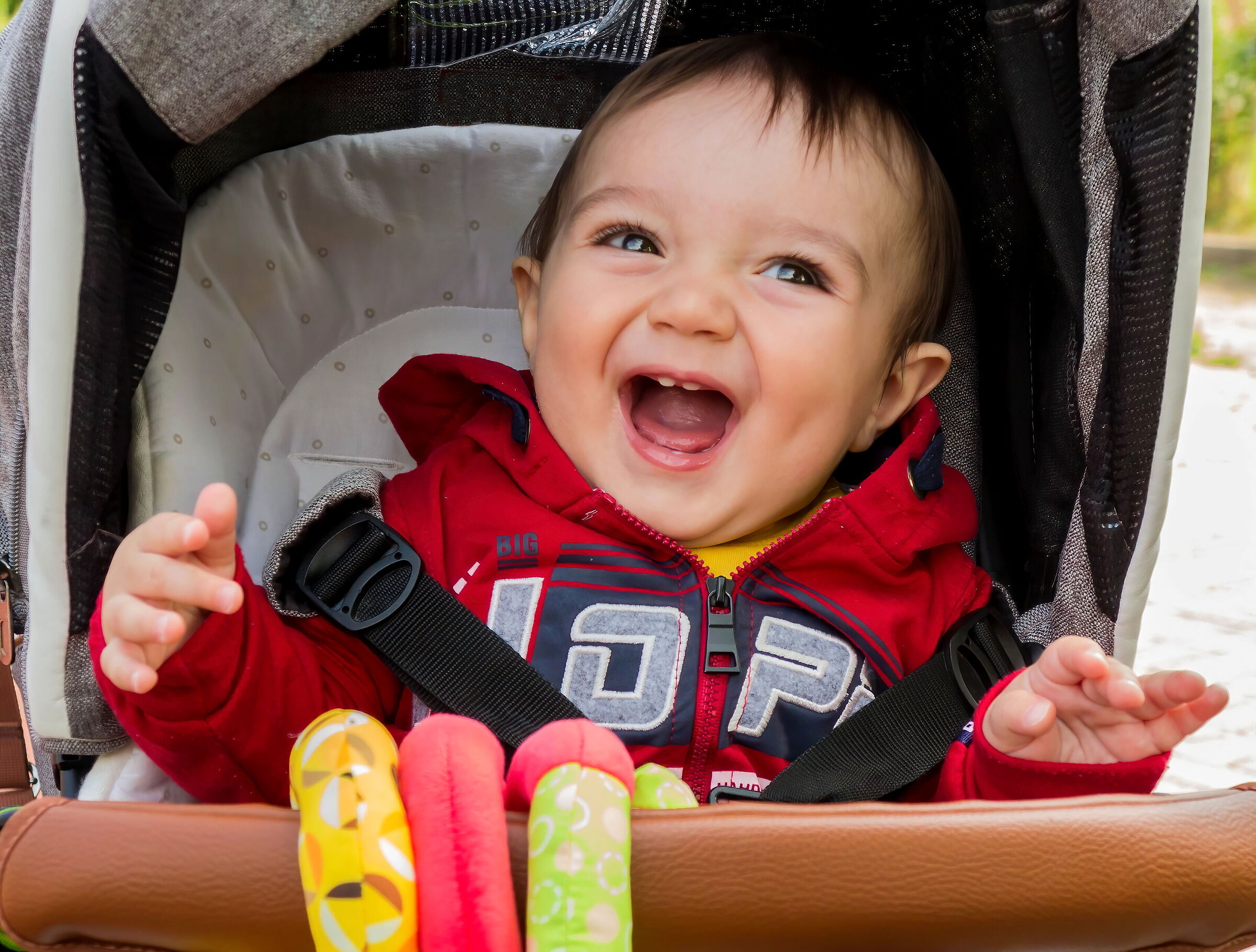 Al parco con la nonna e la sua immancabile G1X