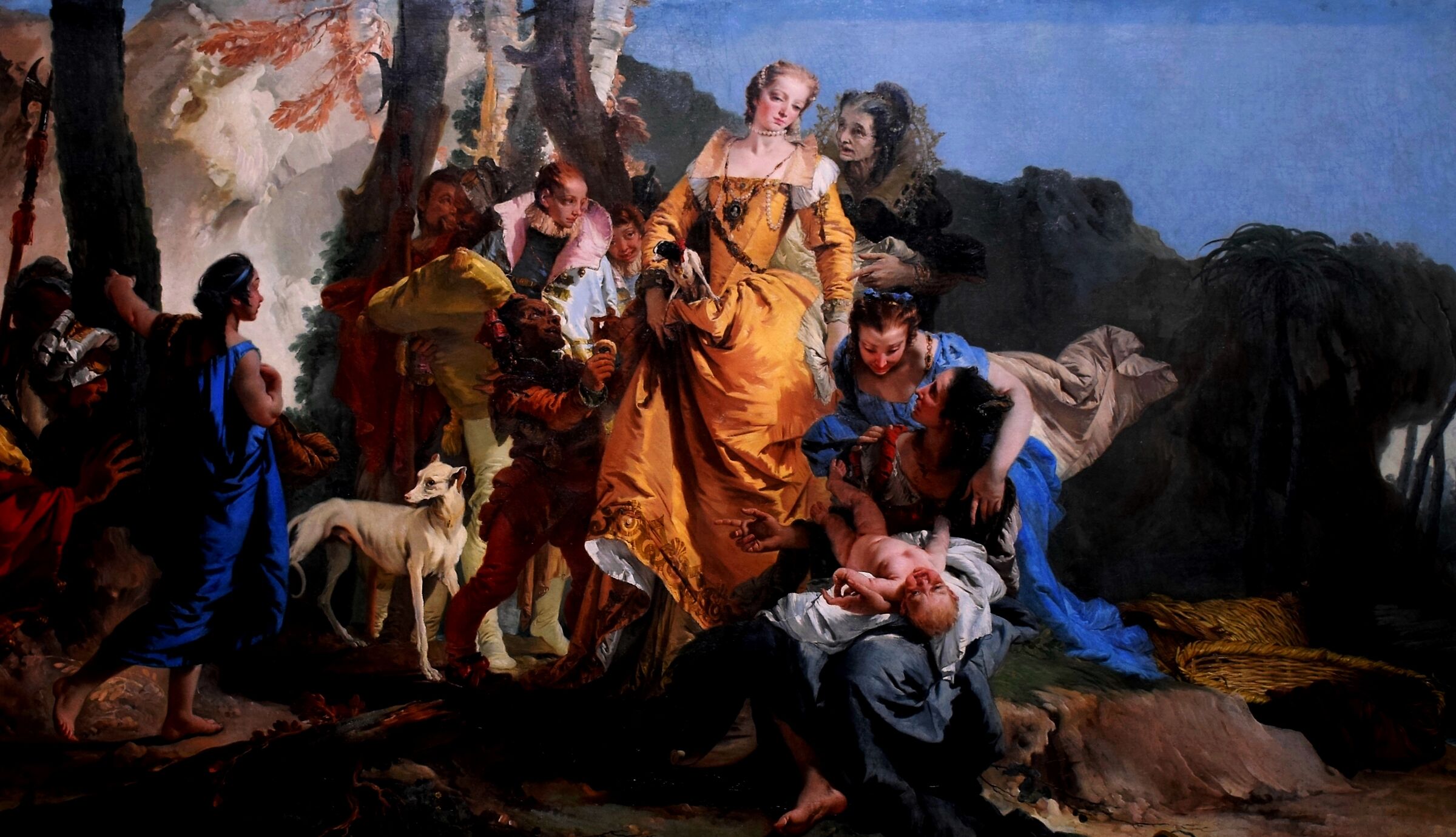 Giambattista Tiepolo"Ritrovamento di Mosé"