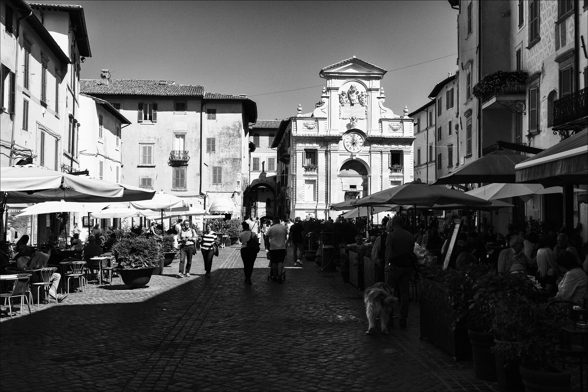 Piazza del Mercato a Spoleto
