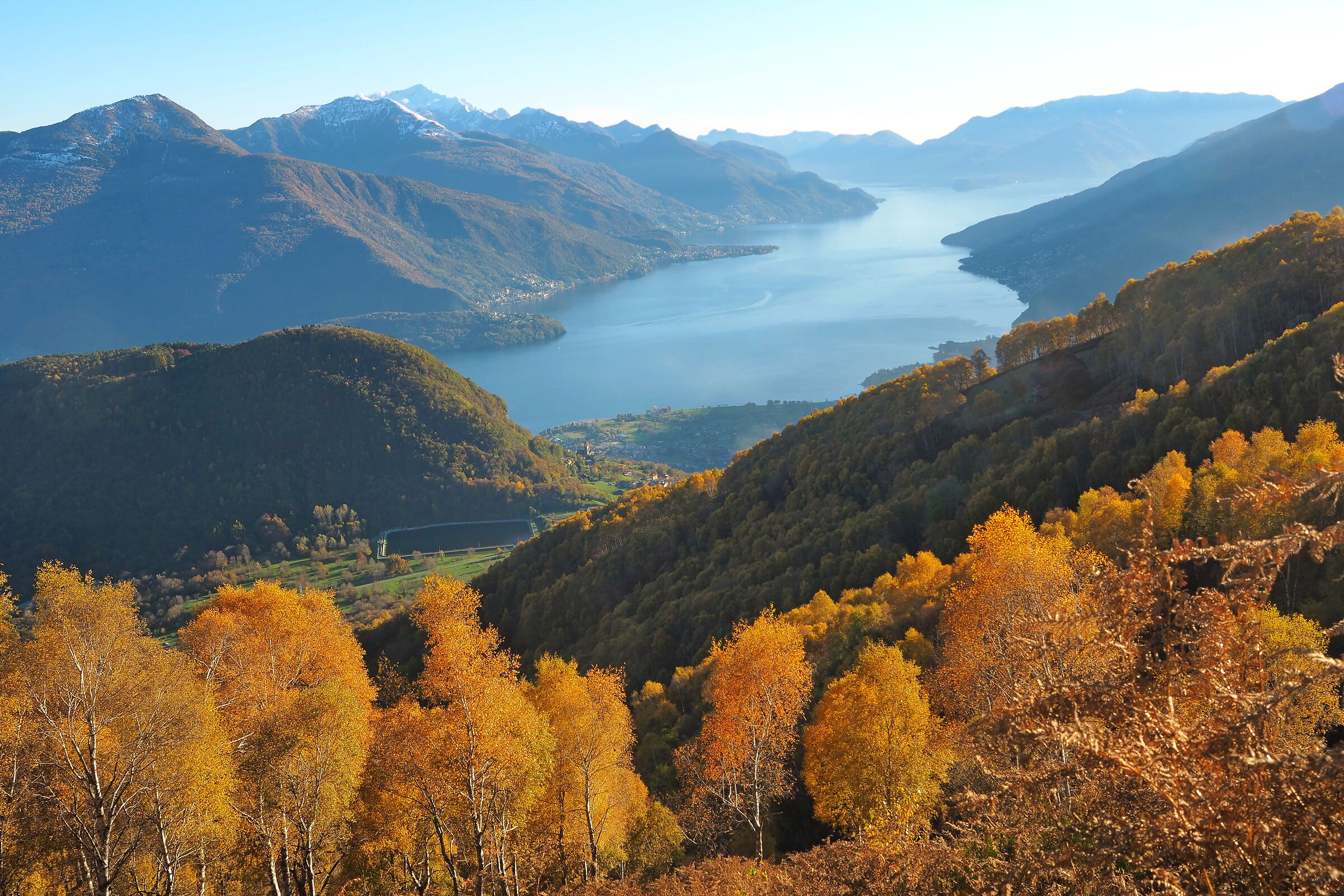 Autunno con il lago- di Como