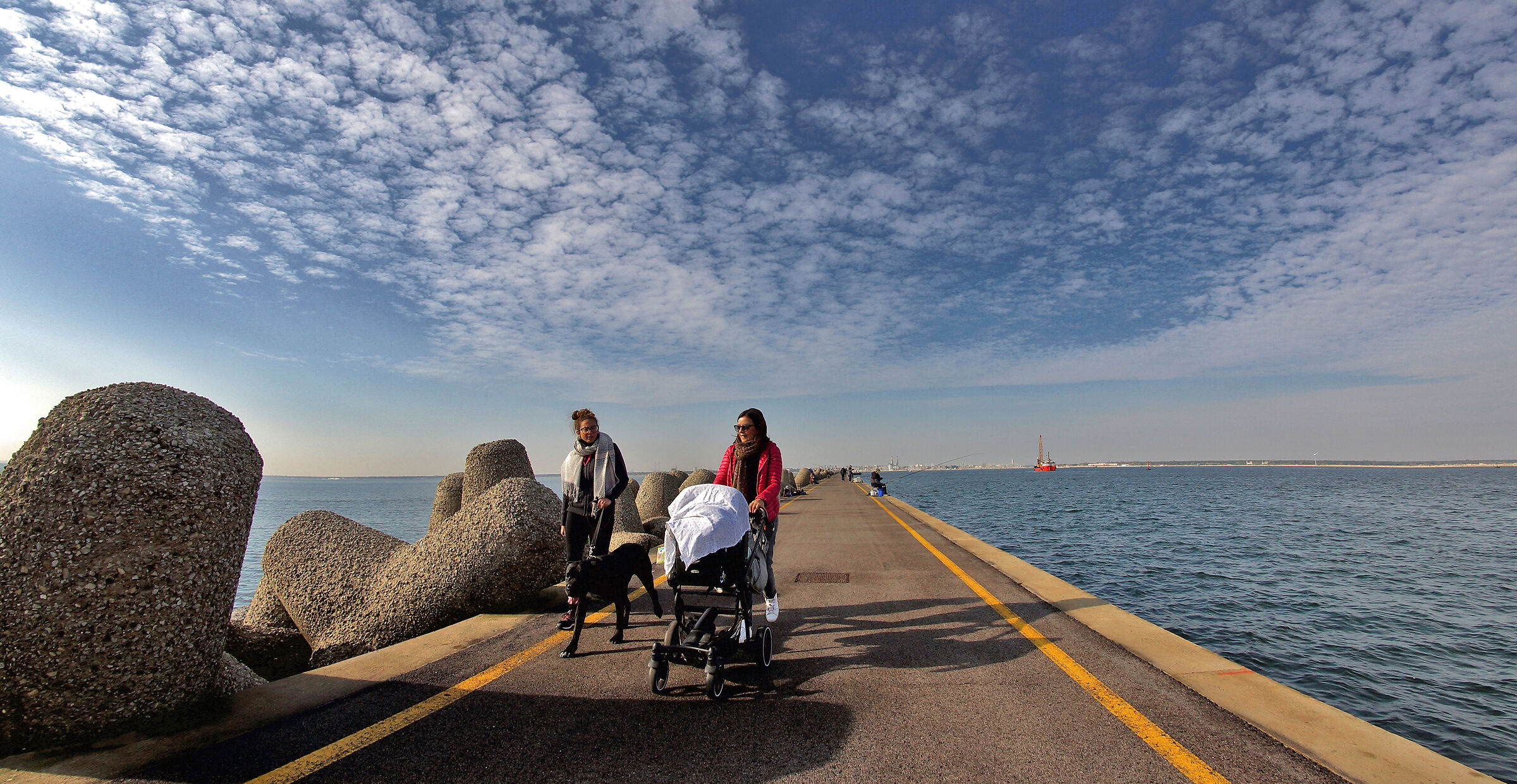 Passeggiata sul molo