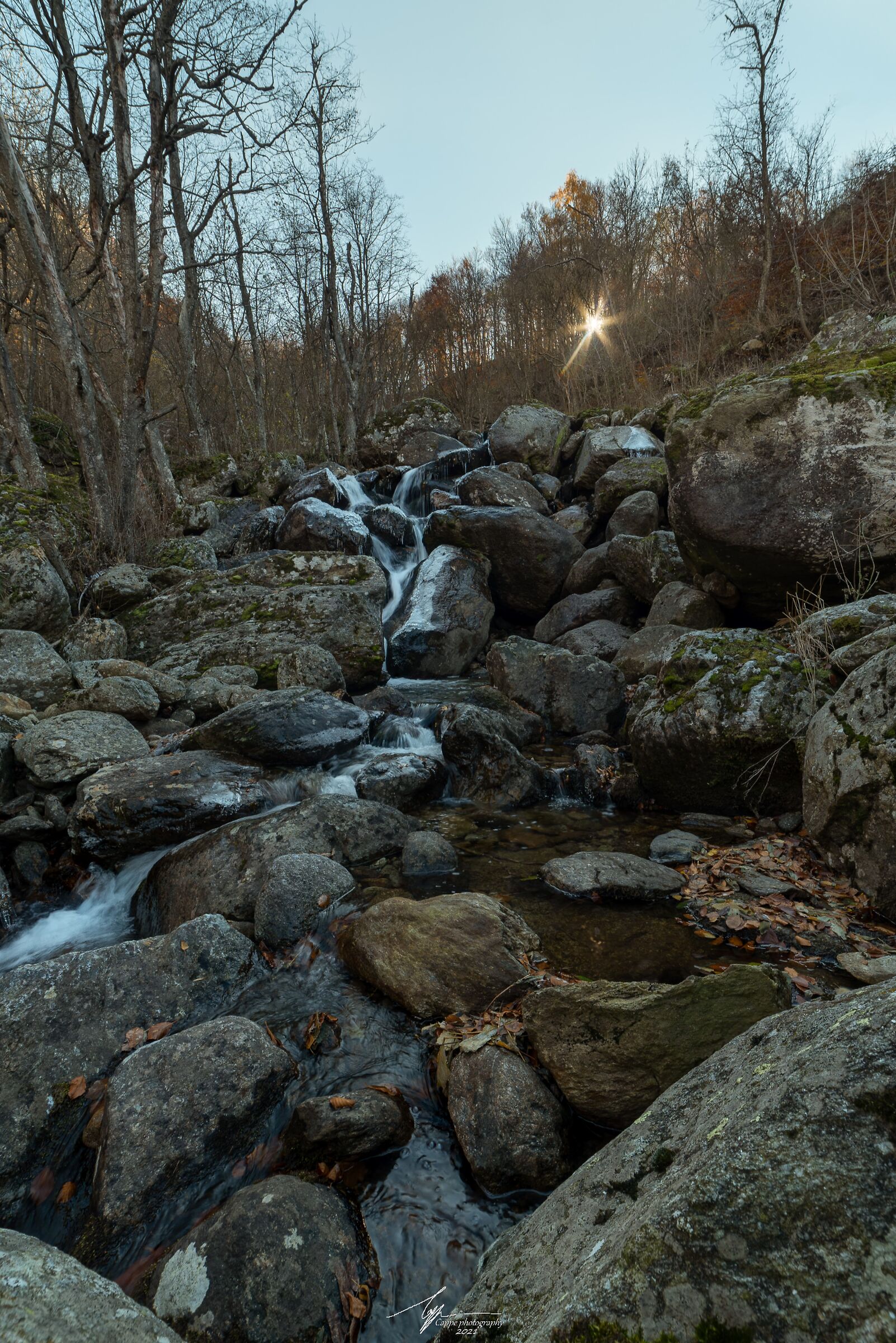 Cascata quasi gelata, Trovinasse, Settimo Vittone (to)