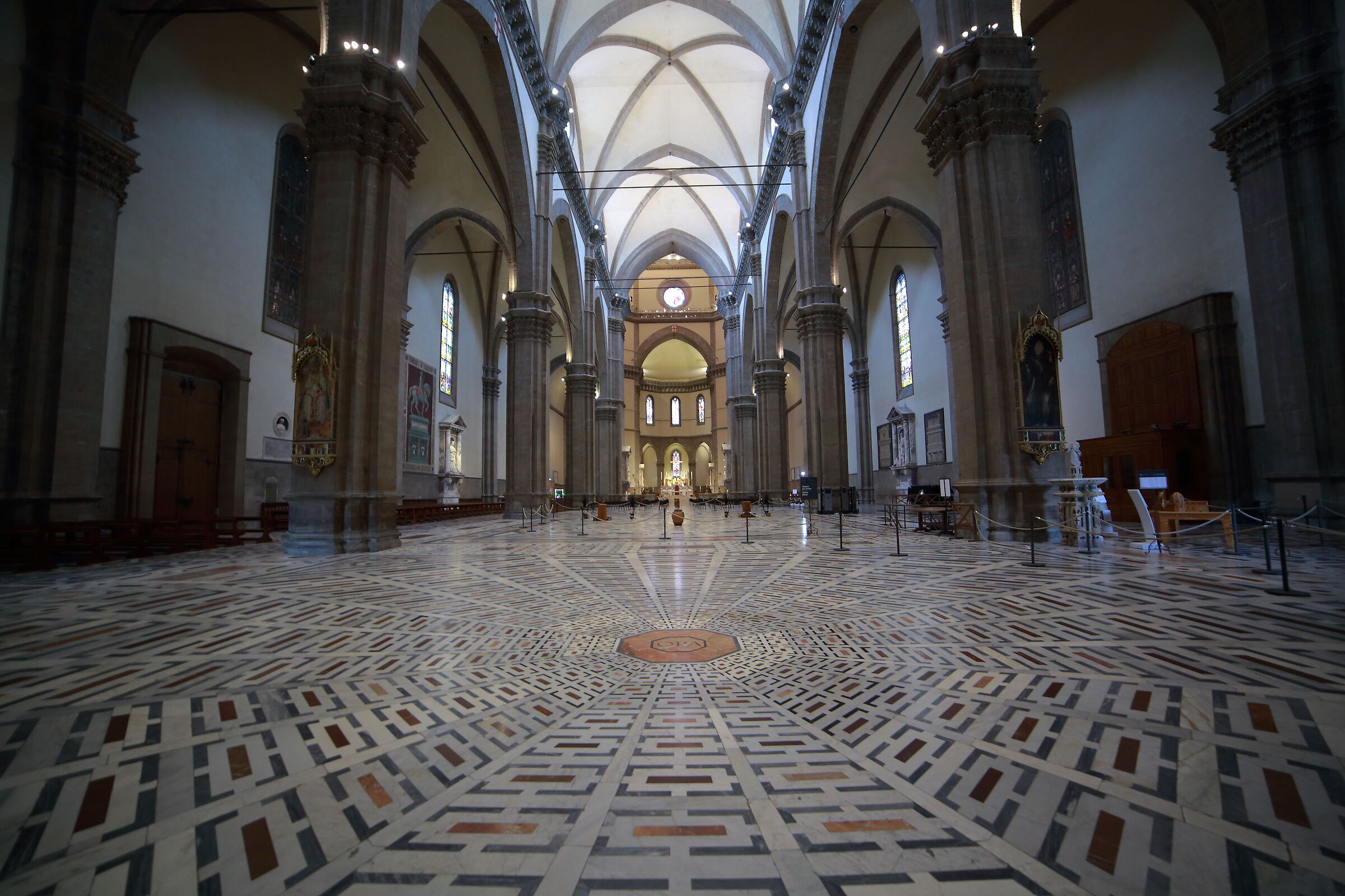 The floor of Santa Maria del Fiore.