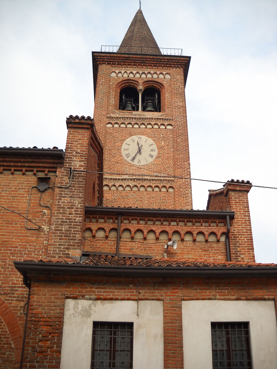 the bell tower with the 'clock