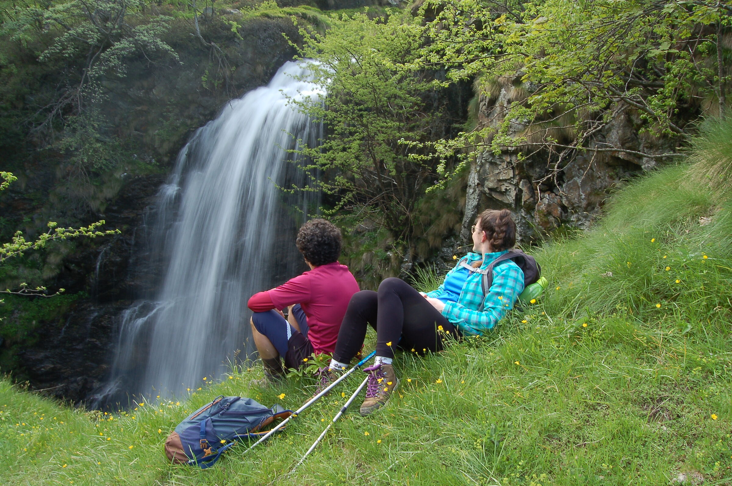 Hikers in Valle Strona