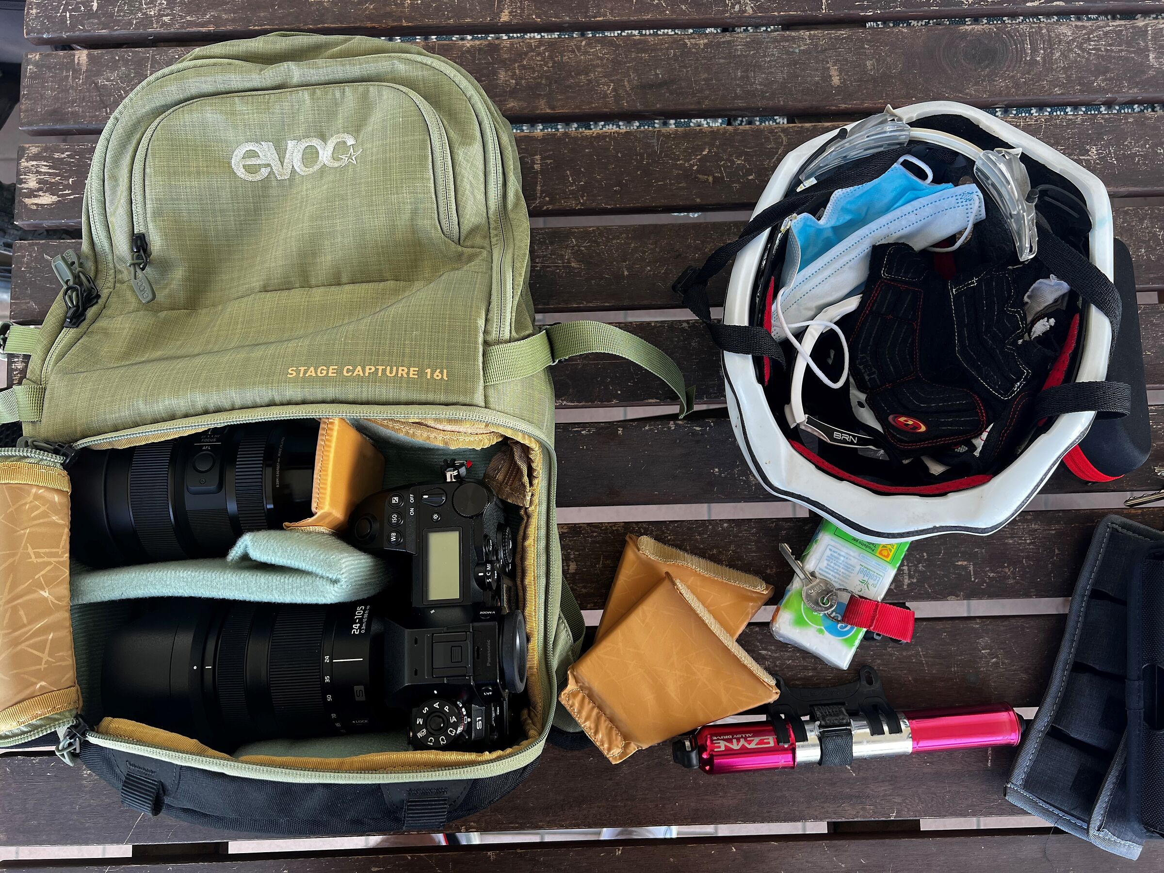 evoc Stage capture 16L - full frame test