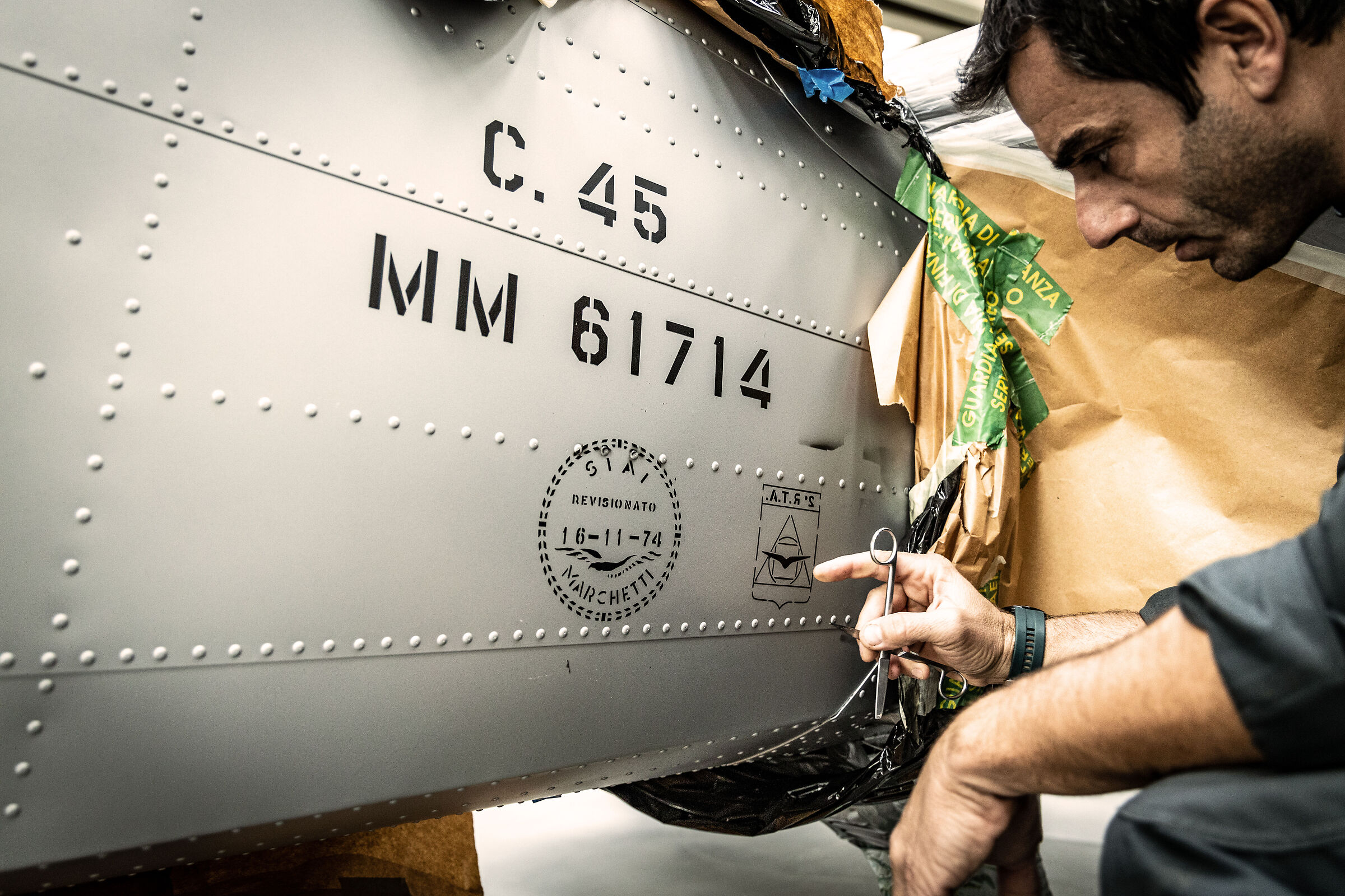 Rimozione stancil scritte