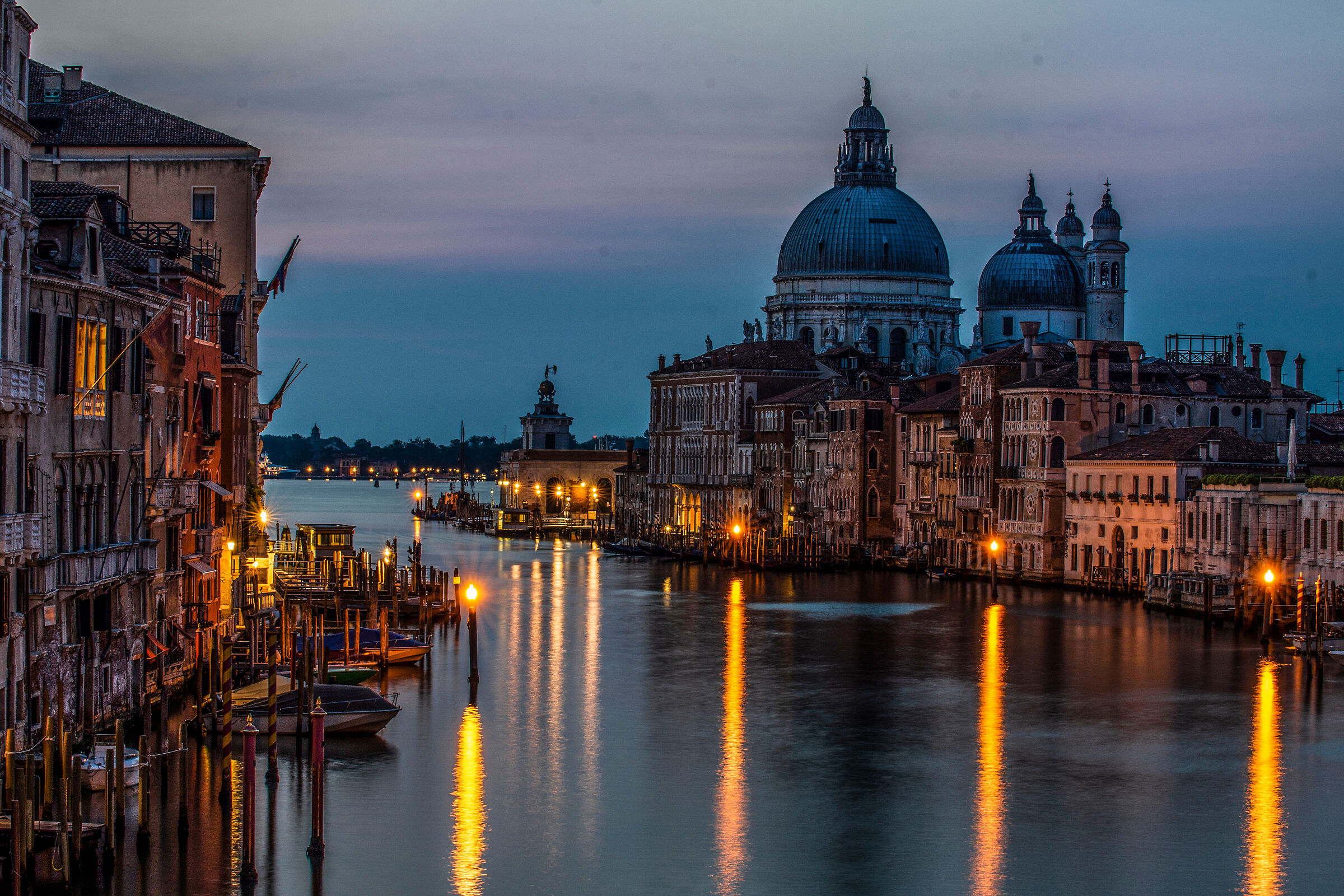 panorama from the Accademia bridge