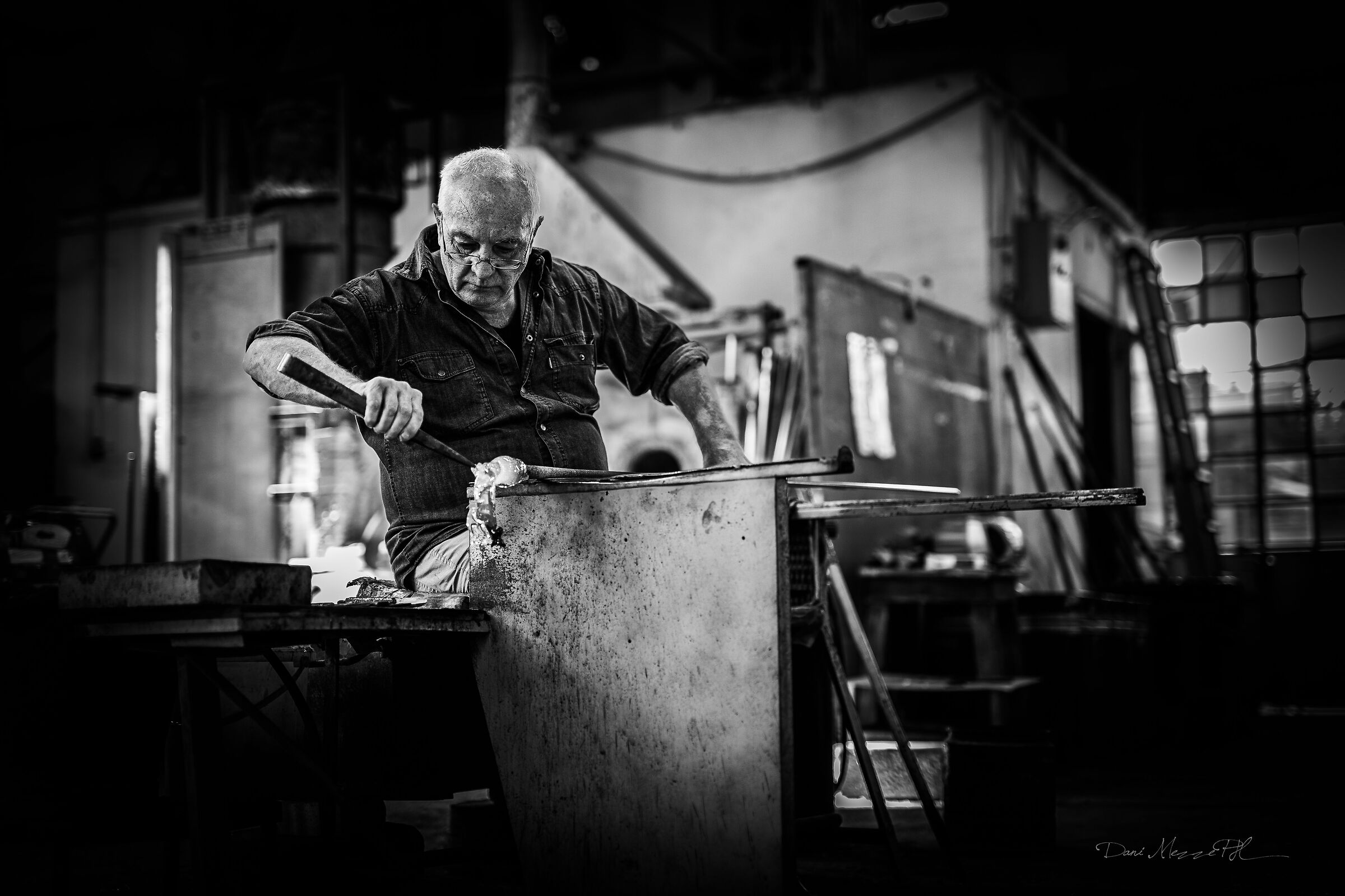 Pino, the glassmaker of Murano