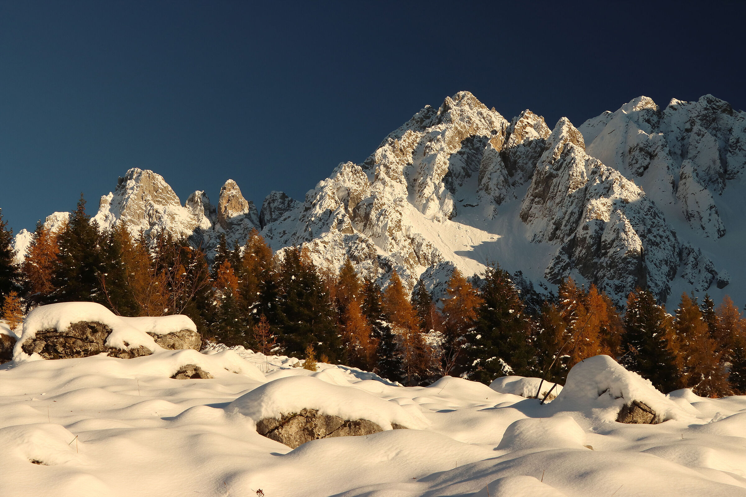 il Mengol in veste invernale