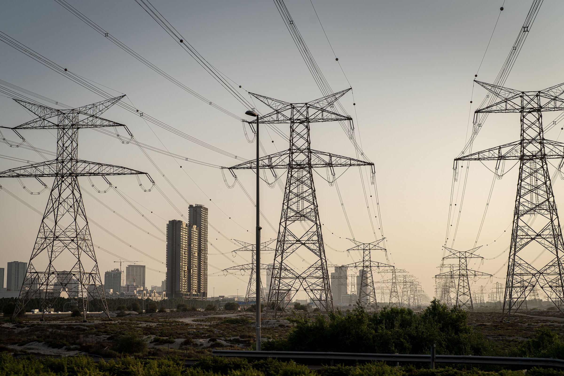 Just outside Dubai...