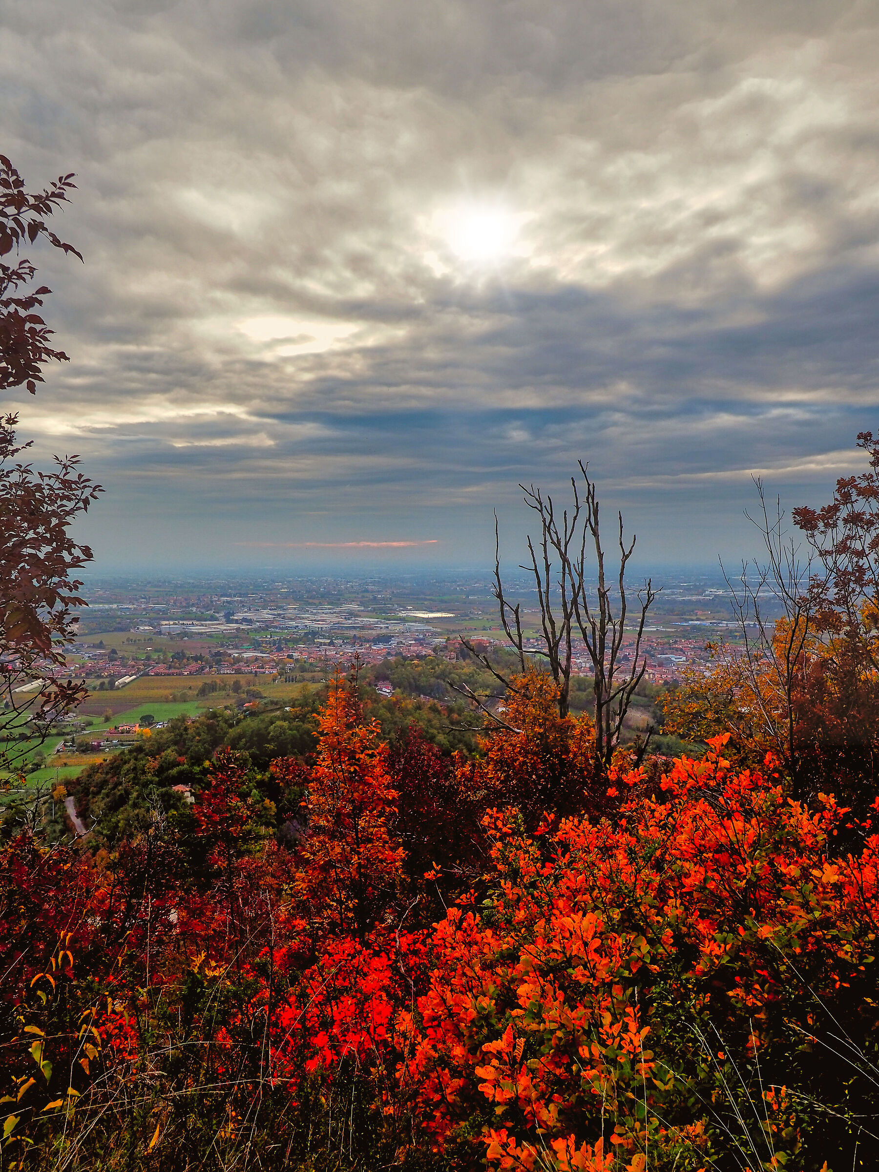 sguardo sulla Pianura Padana