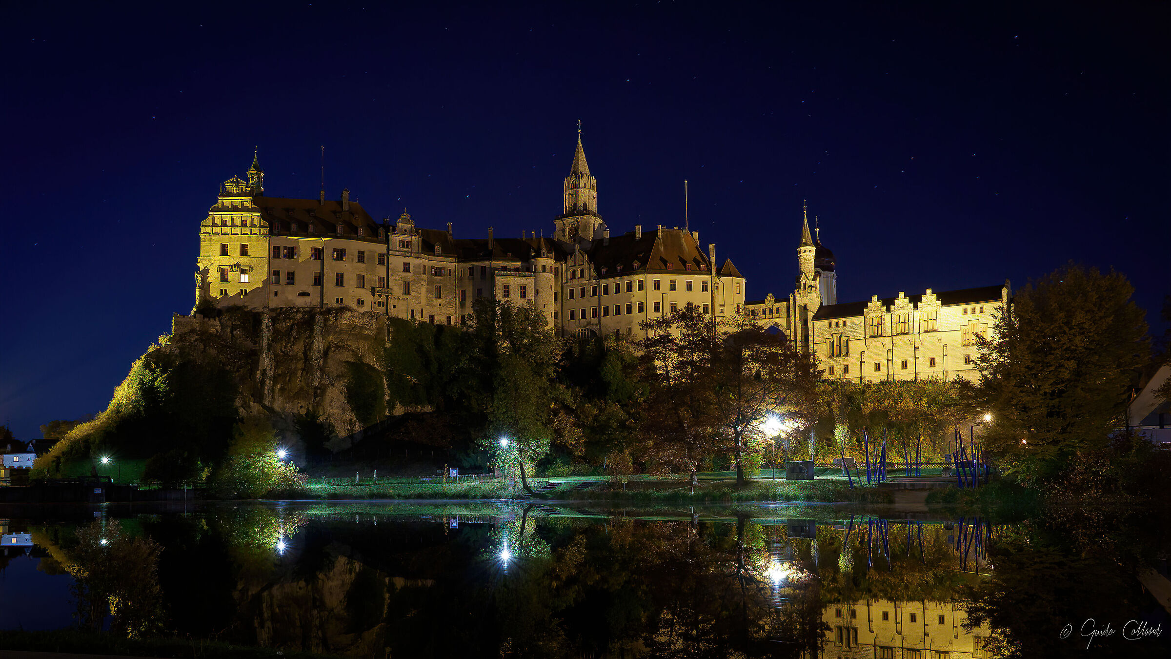 Castello di Sigmaringen by night
