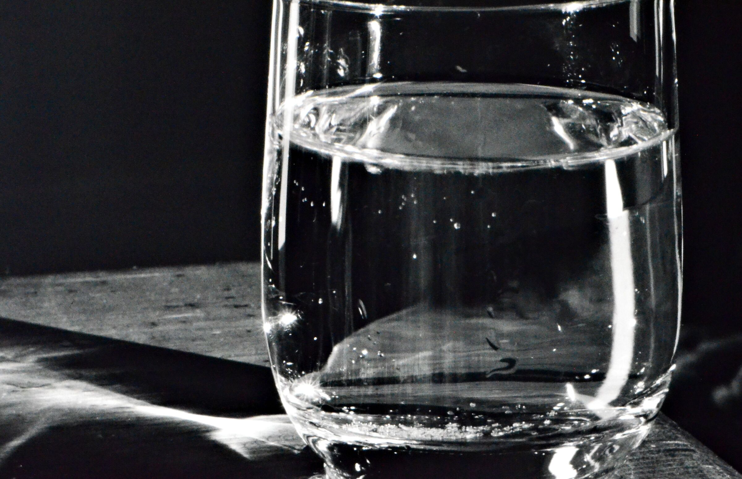 Glass of water