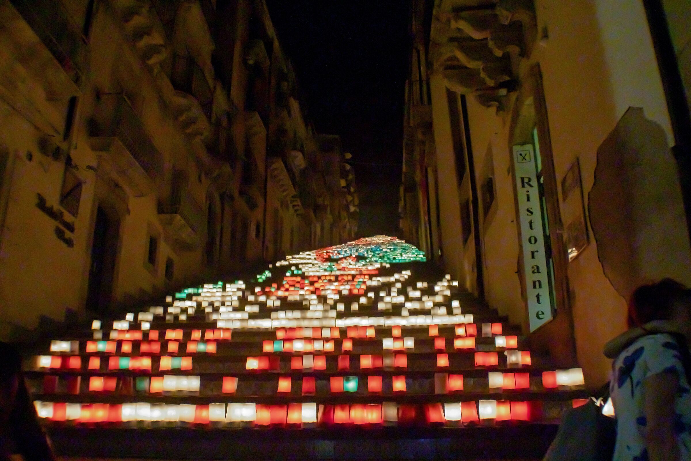 famous staircase of Caltagirone Catania 15/08/2018