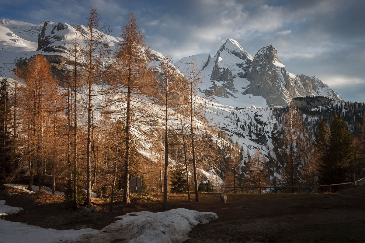Sunset over the Gran Vernel ...