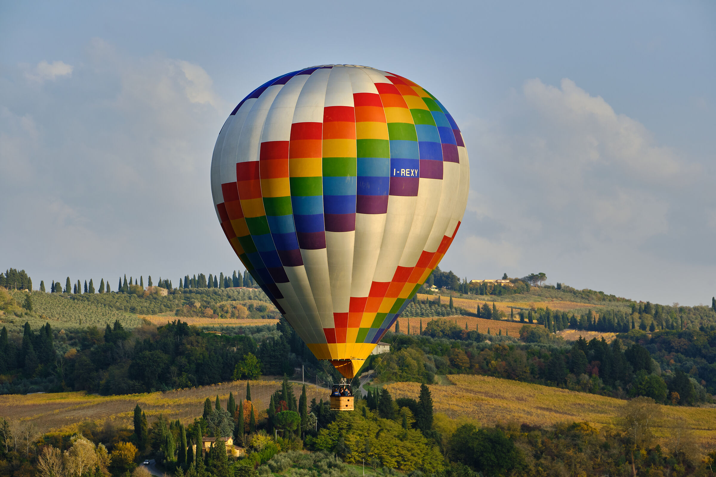 In the sky of the house