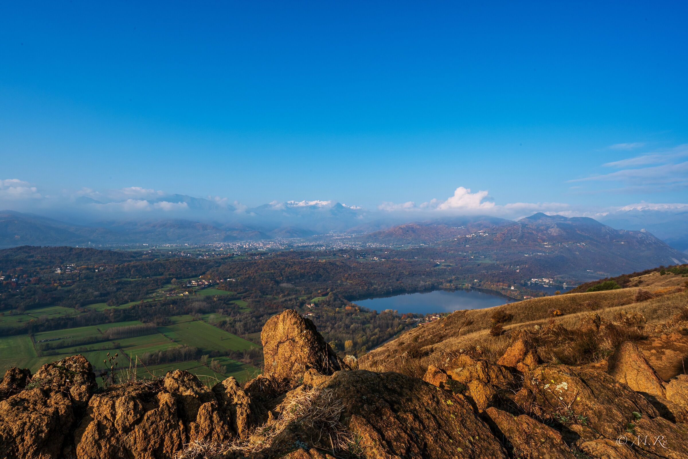 From the summit of Moncuni i the comfort of Avigliana