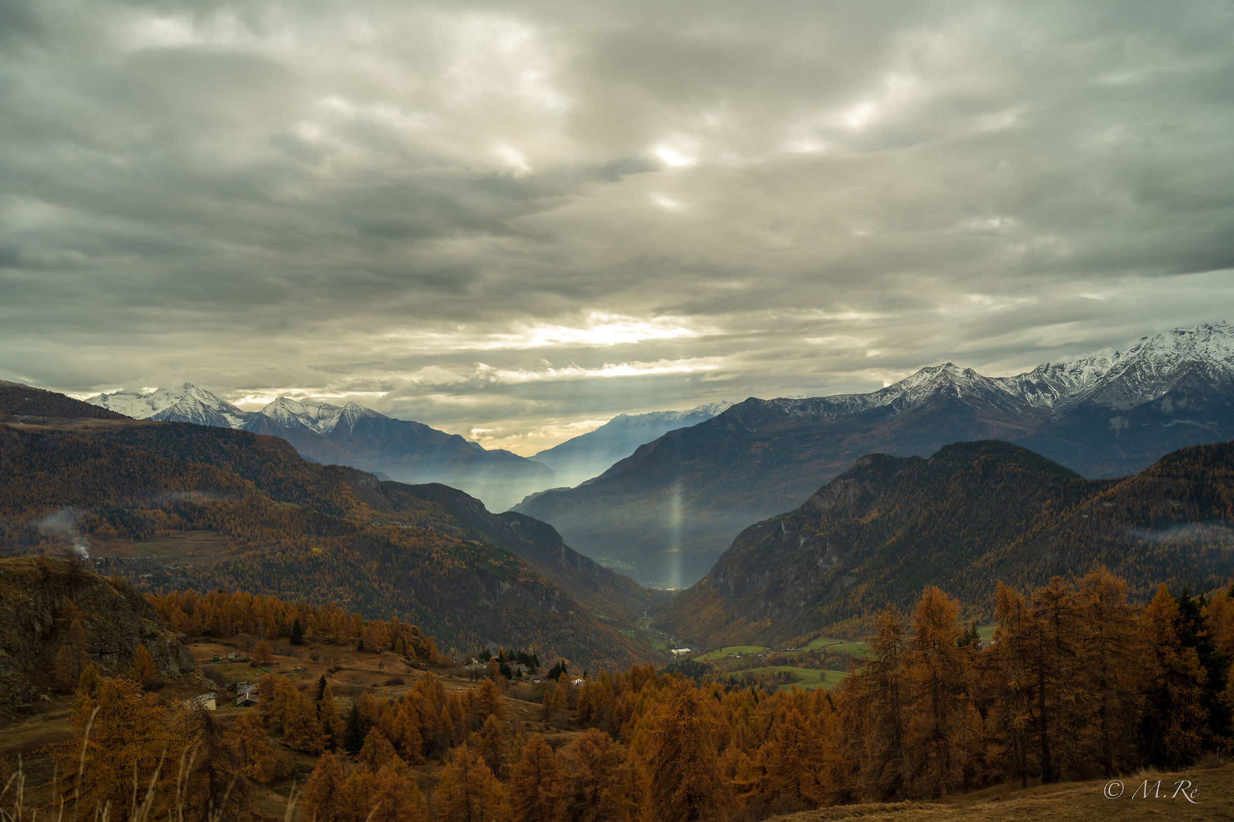 Un raggio di luce sulla valle